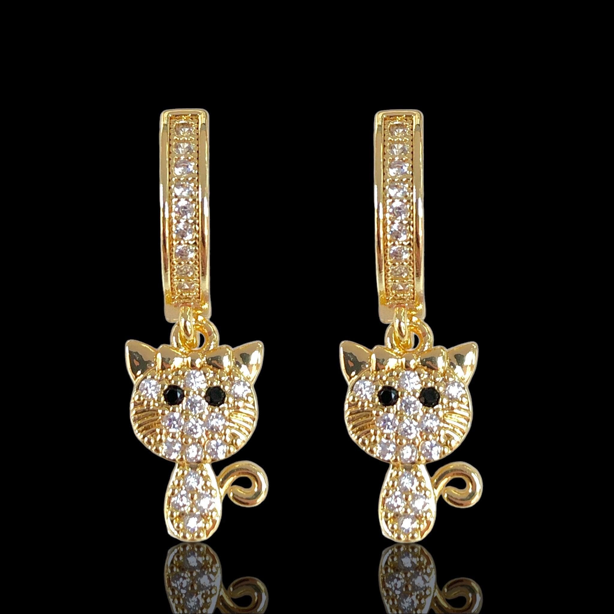 OLE 0470 -18K Gold Filled Oro Laminado EARRINGS - KUANIA