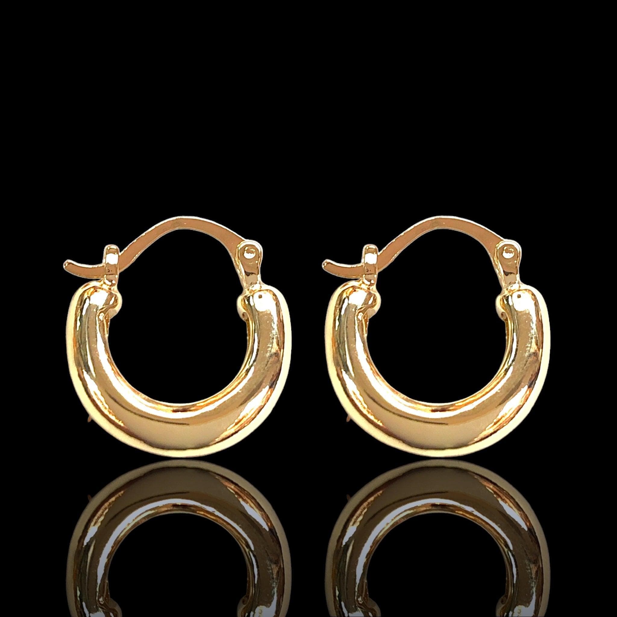 OLE 0473 -18K Gold Filled Oro Laminado EARRINGS - KUANIA