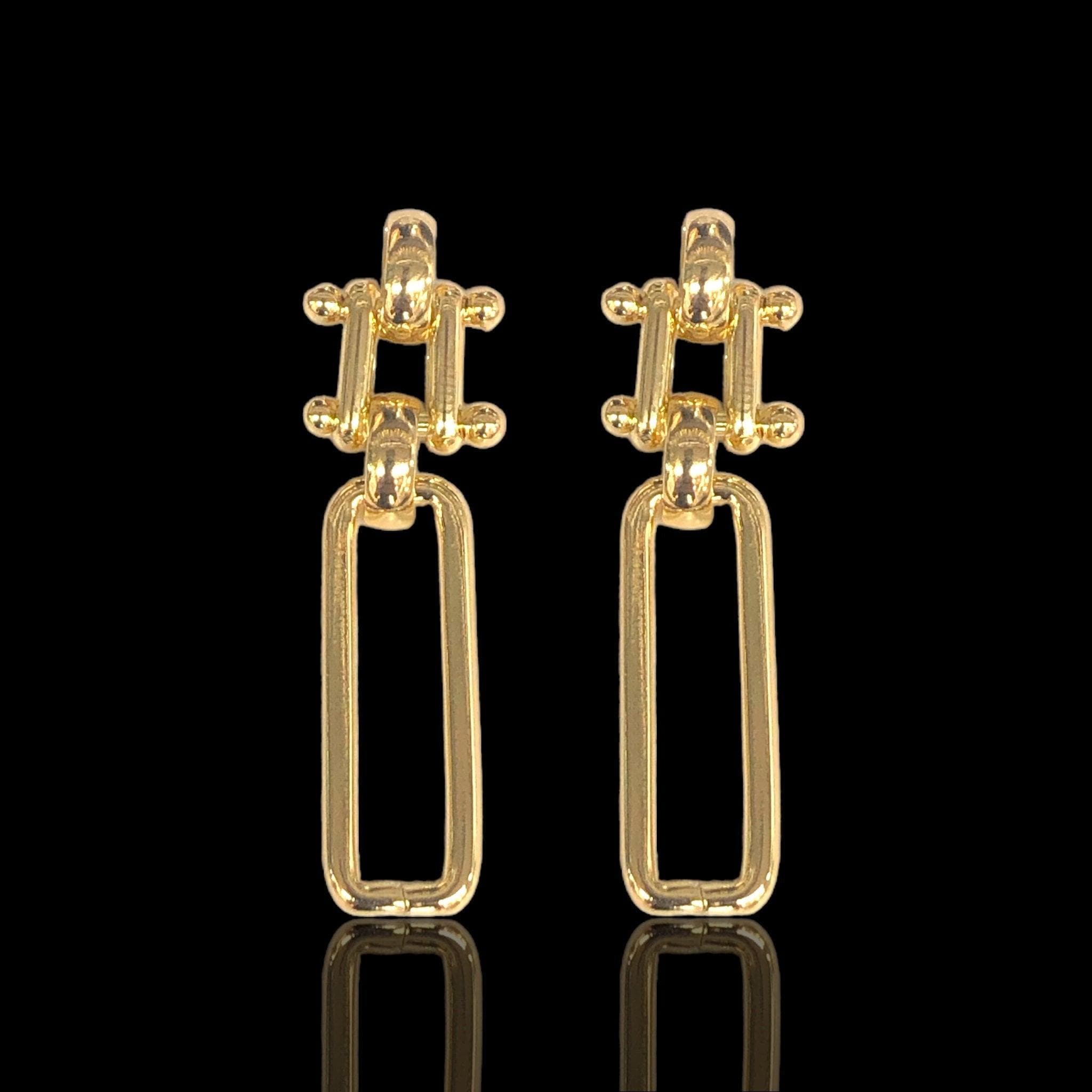 OLE 0585 -18K Gold Filled Oro Laminado EARRINGS - KUANIA