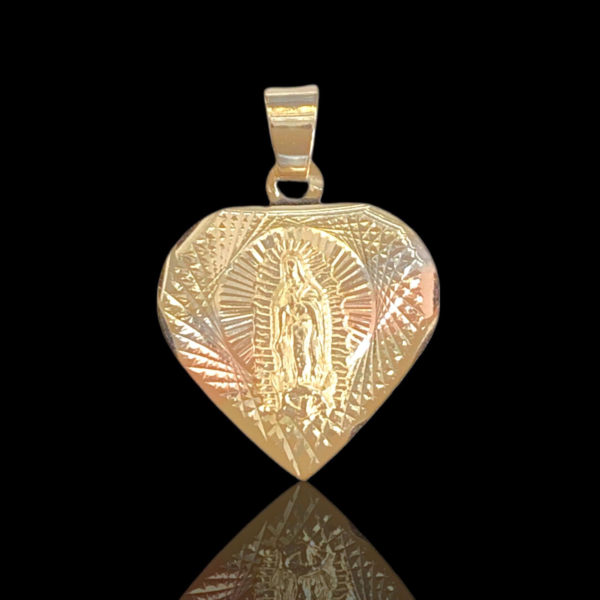 OLP 0200 -18K Gold Filled Oro Laminado 3 TONE, GUADALUPE, NEW, PENDANT - KUANIA
