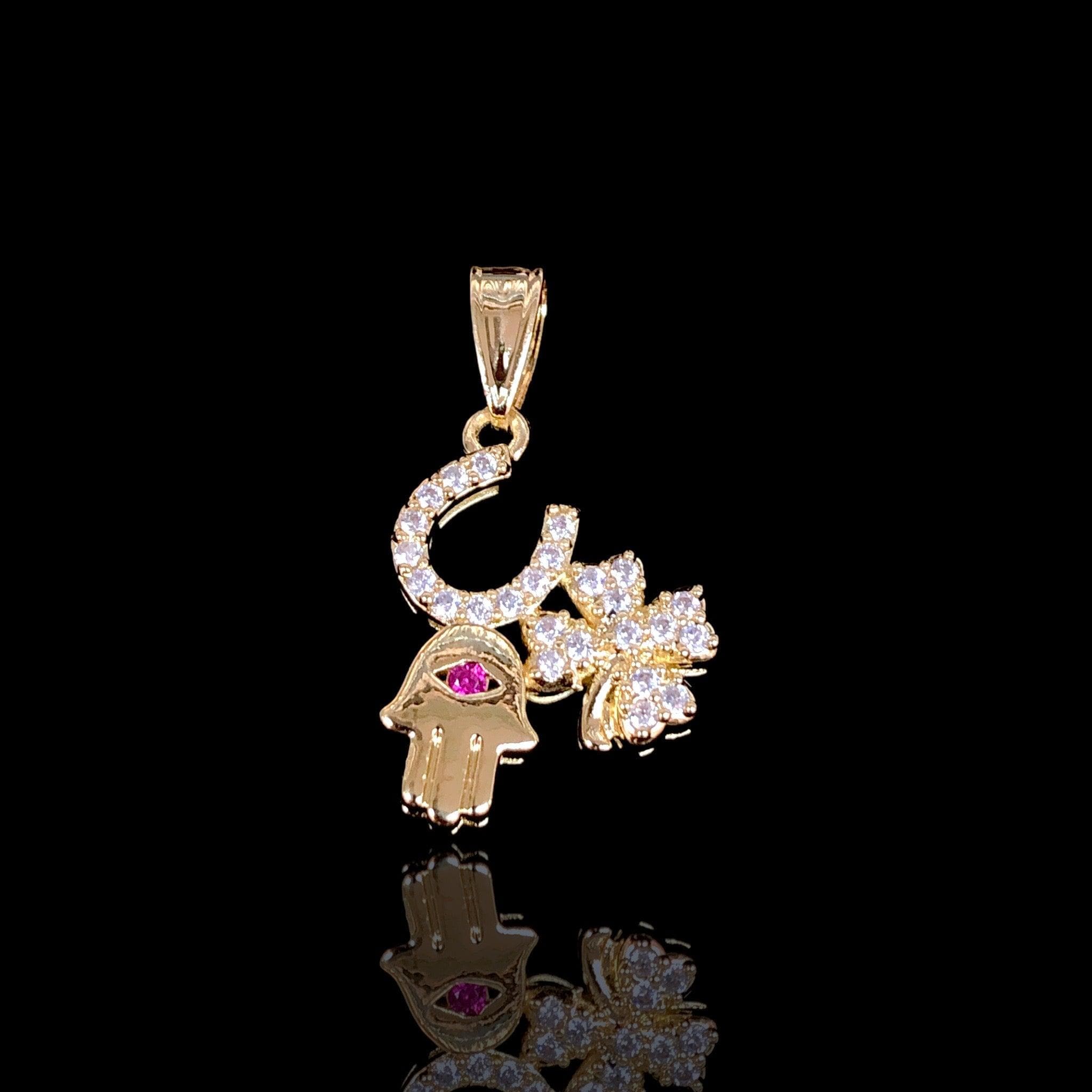 OLP 0428 -18K Gold Filled Oro Laminado NEW, PENDANT - KUANIA