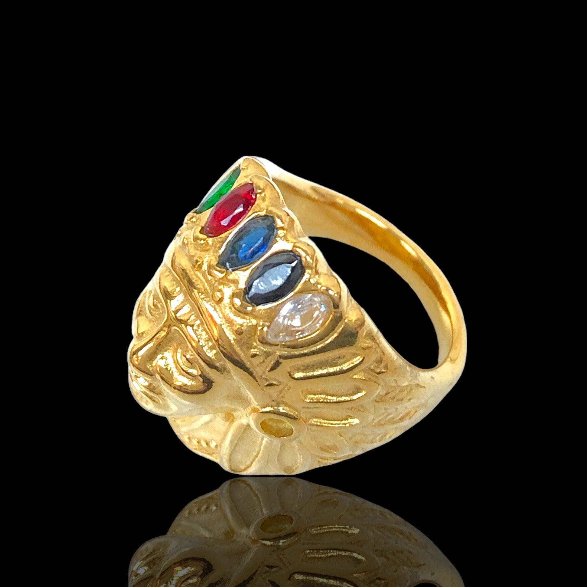 OLRA 0031 -18K Gold Filled Oro Laminado RING - KUANIA