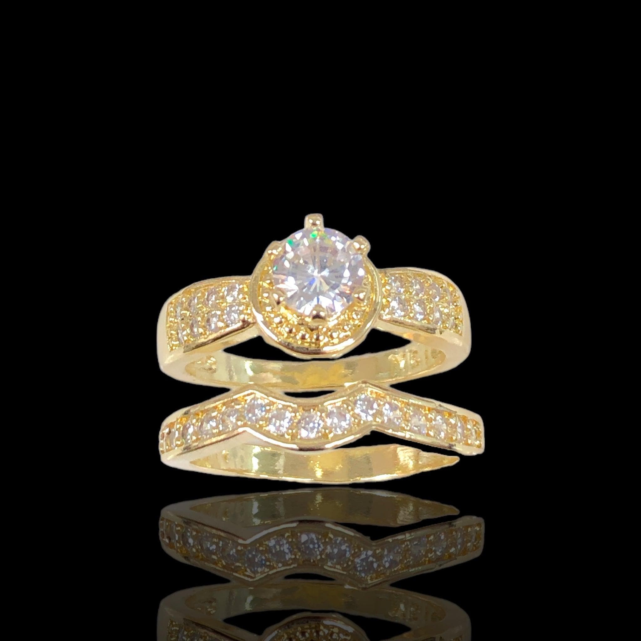 OLRA 0101 -18K Gold Filled Oro Laminado RING - KUANIA