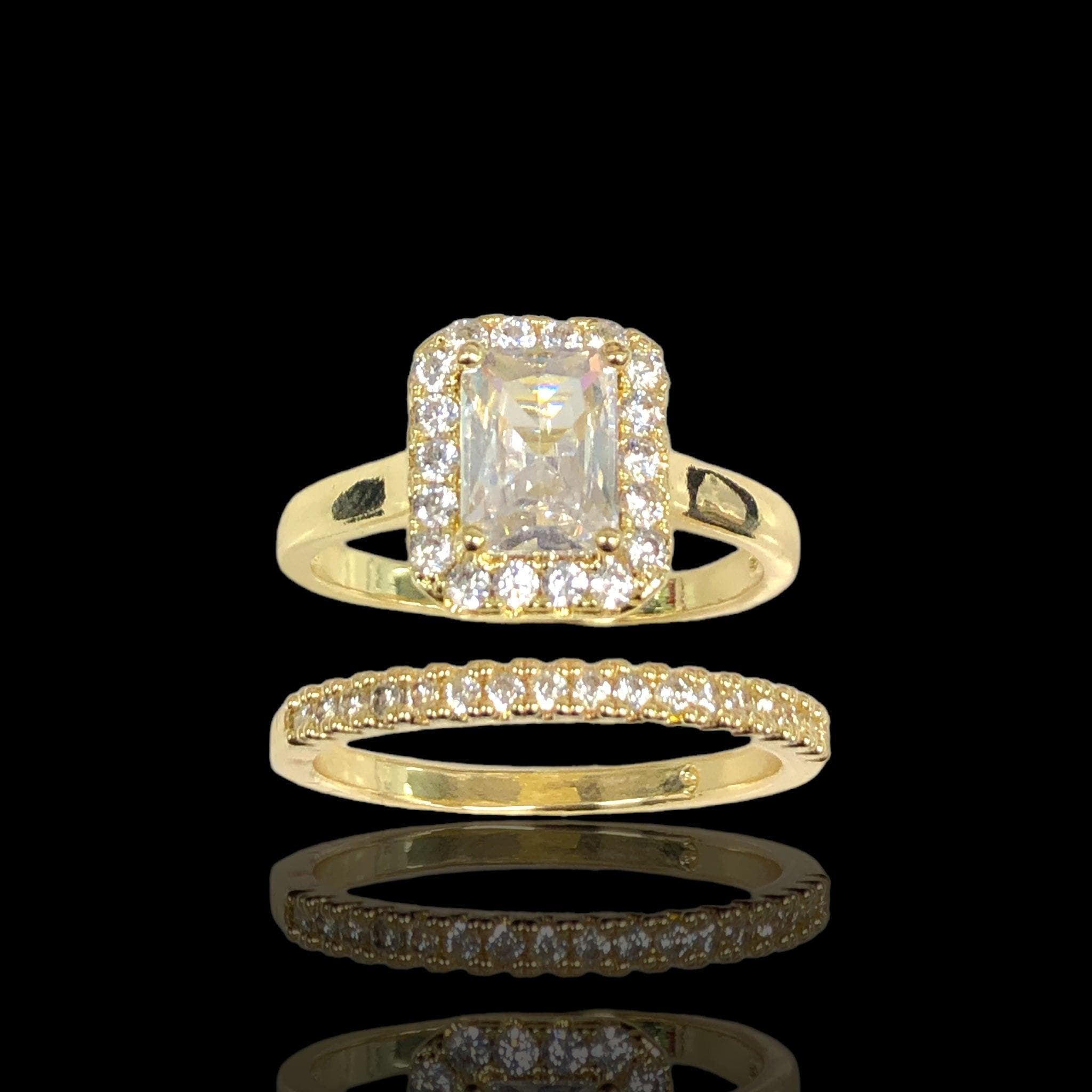 OLRA 0103 -18K Gold Filled Oro Laminado RING - KUANIA