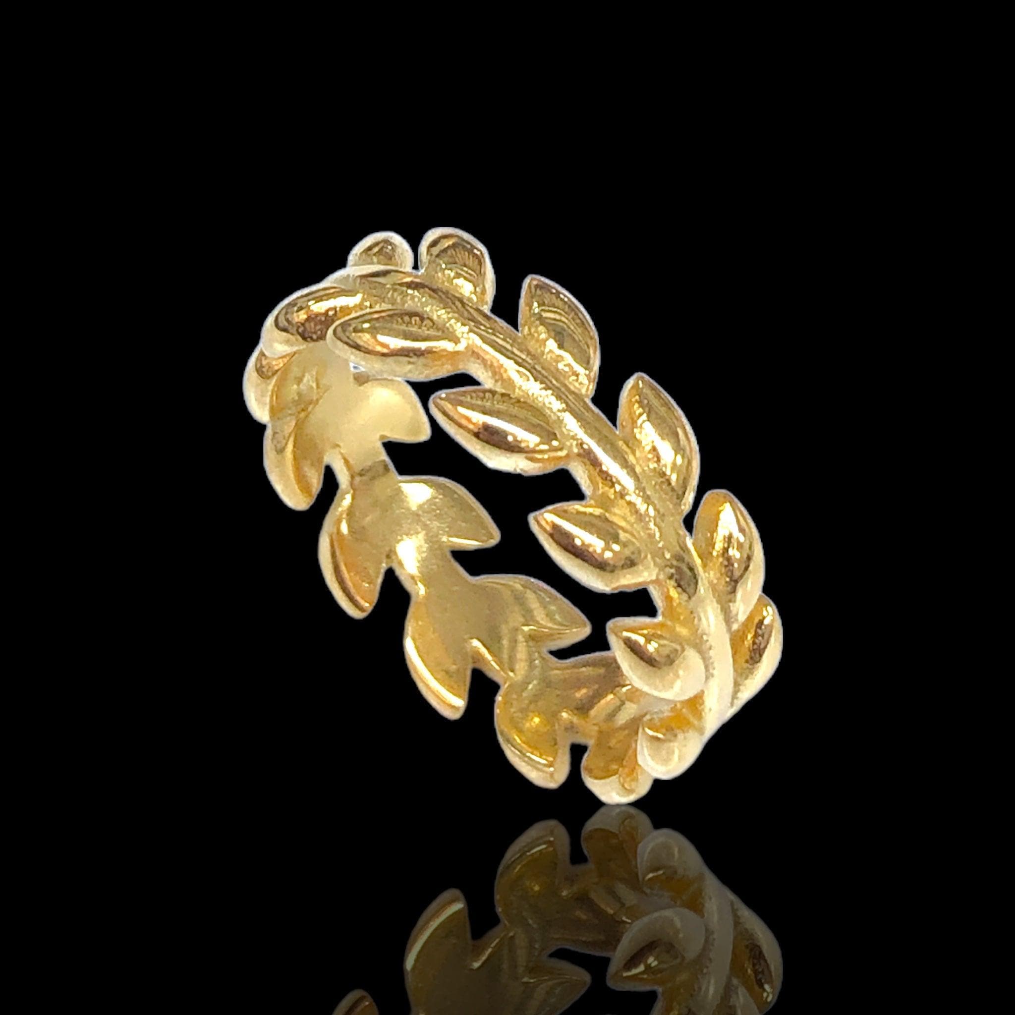 OLRA 0109 -18K Gold Filled Oro Laminado RING - KUANIA
