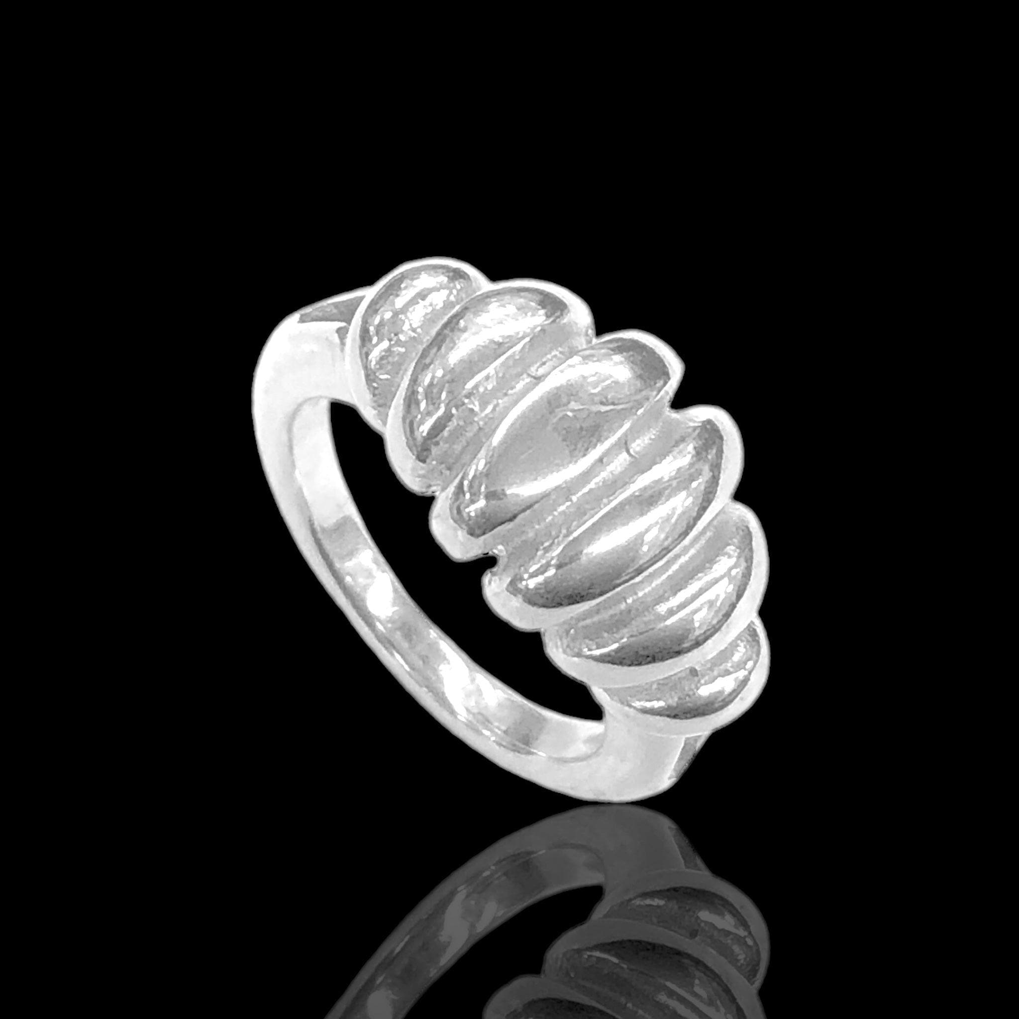 316L Stainless Steel Cloud of Artesia Ring- kuania oro laminado