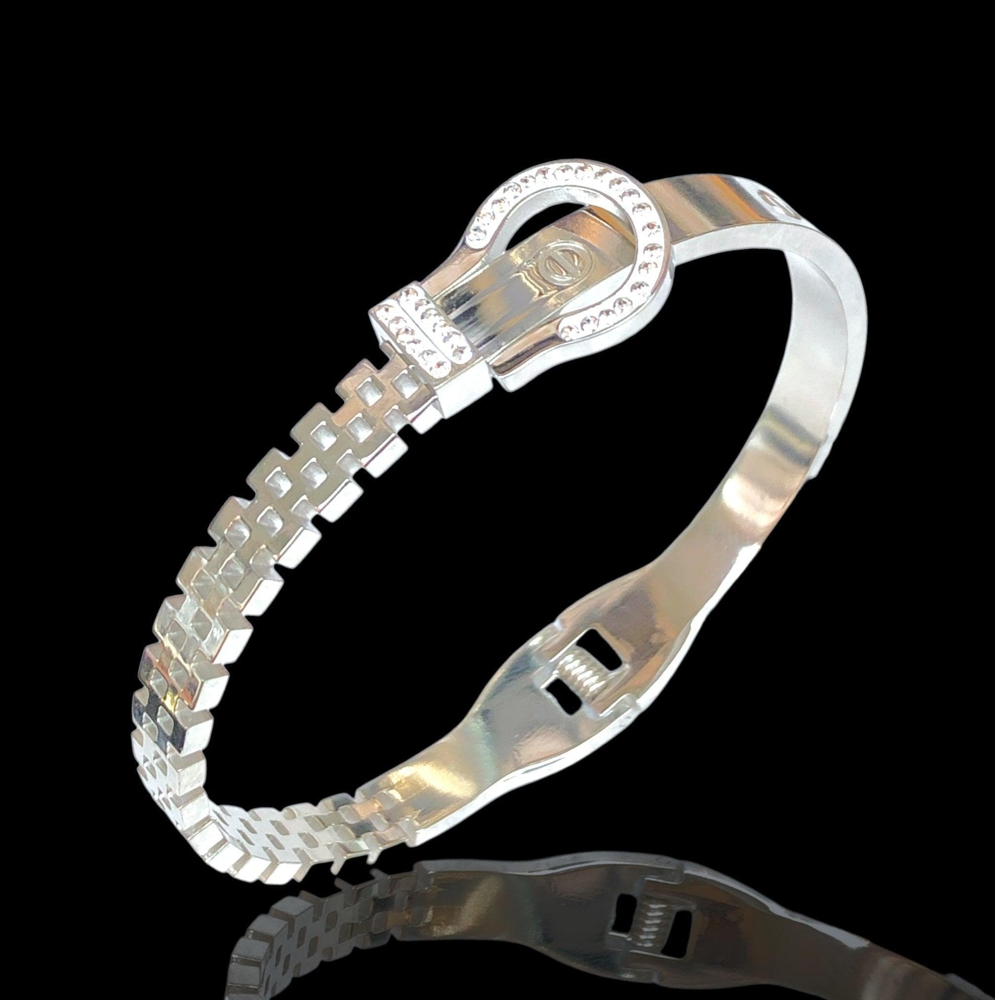 OLS 0061 -18K Gold Filled Oro Laminado BANGLE - KUANIA
