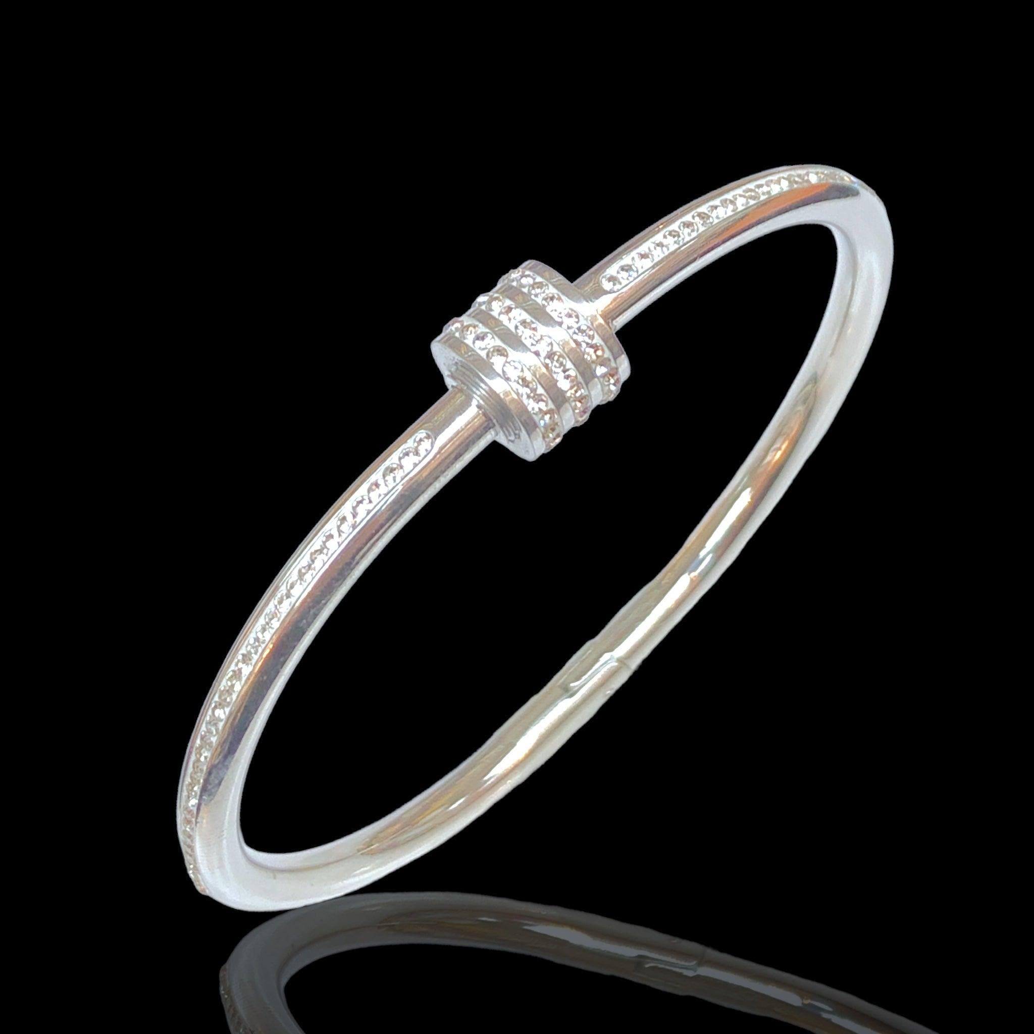 OLS 0063 -18K Gold Filled Oro Laminado BANGLE - KUANIA