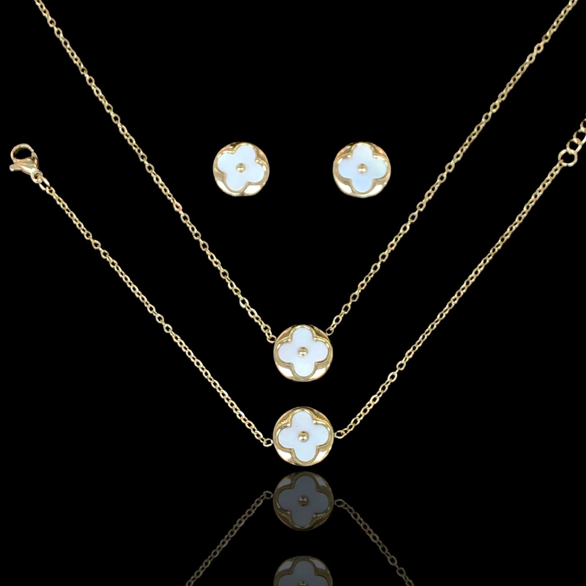 OLXS 0125 -18K Gold Filled Oro Laminado SET - KUANIA
