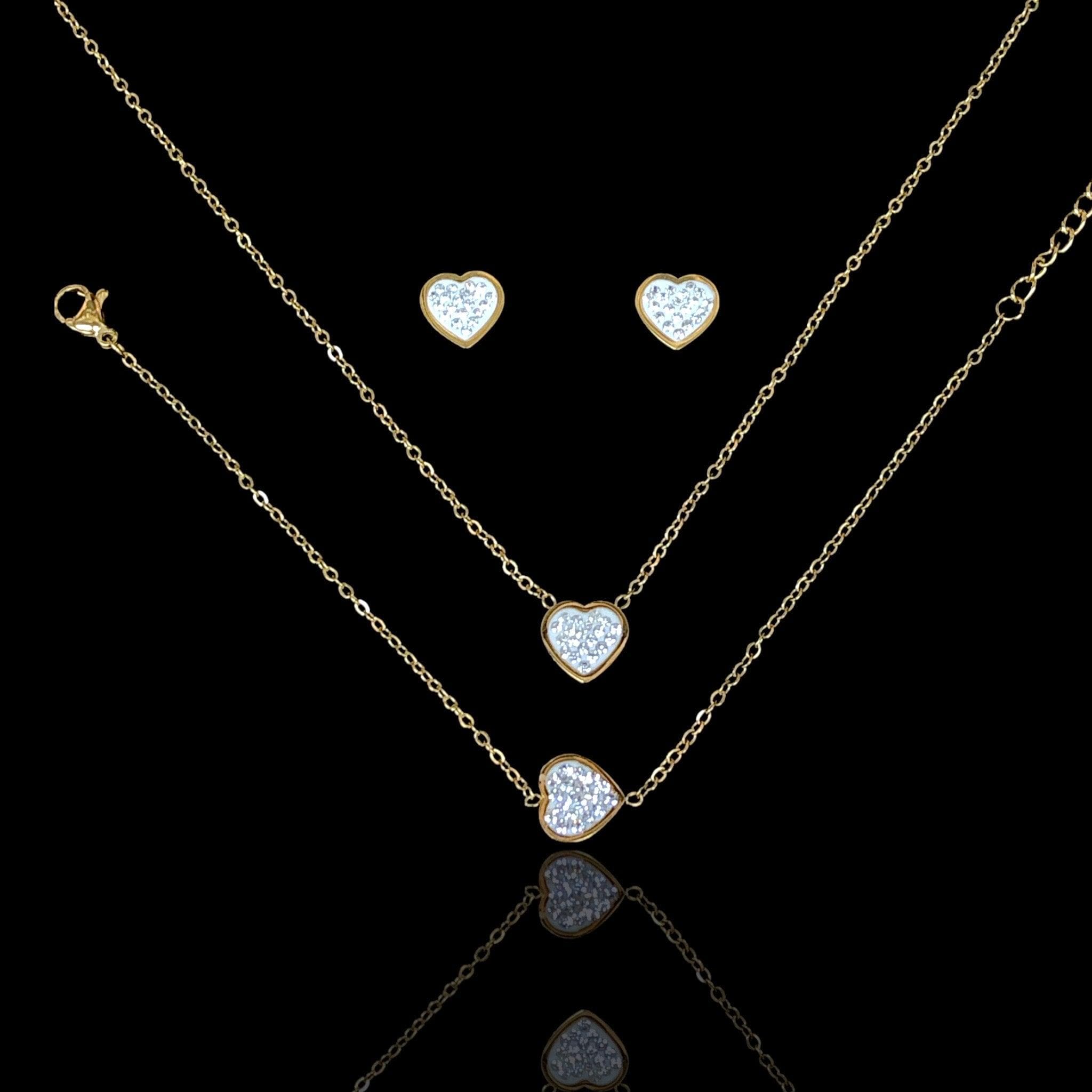 OLXS 0128 -18K Gold Filled Oro Laminado SET - KUANIA