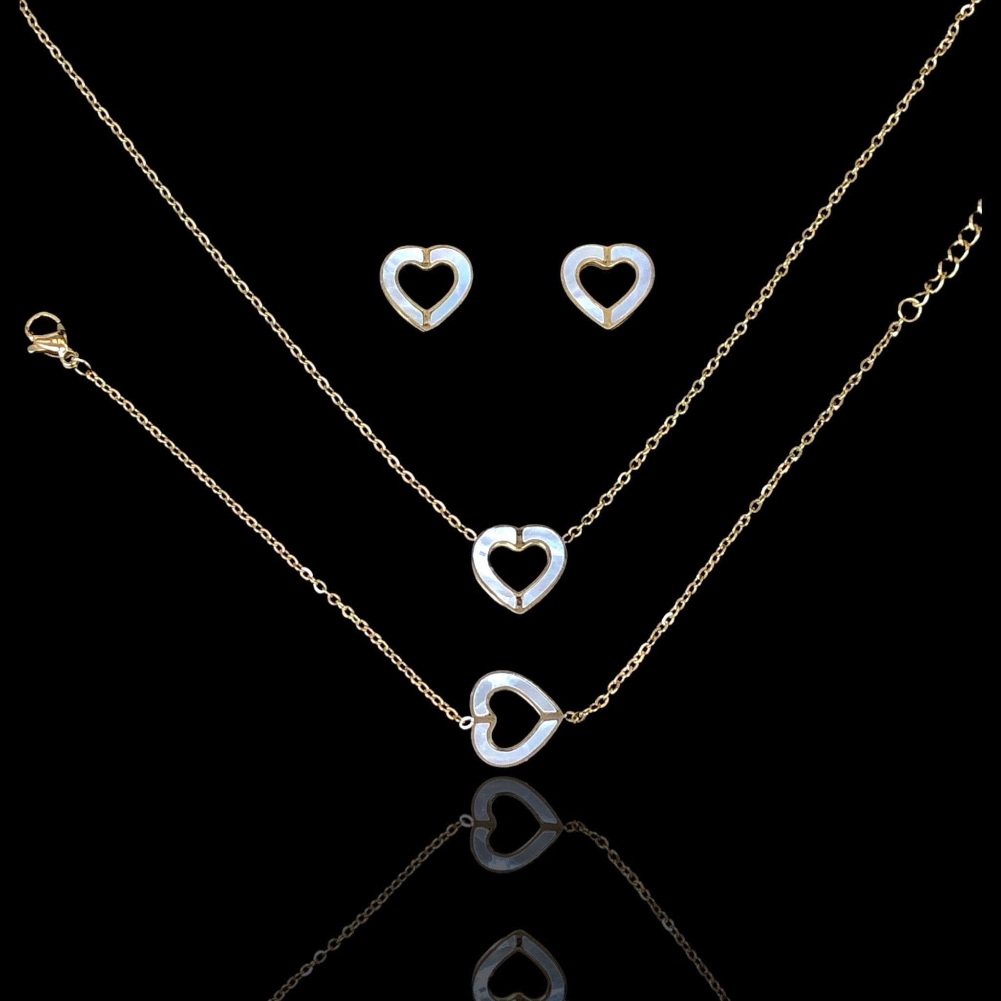 OLXS 0130 -18K Gold Filled Oro Laminado SET - KUANIA