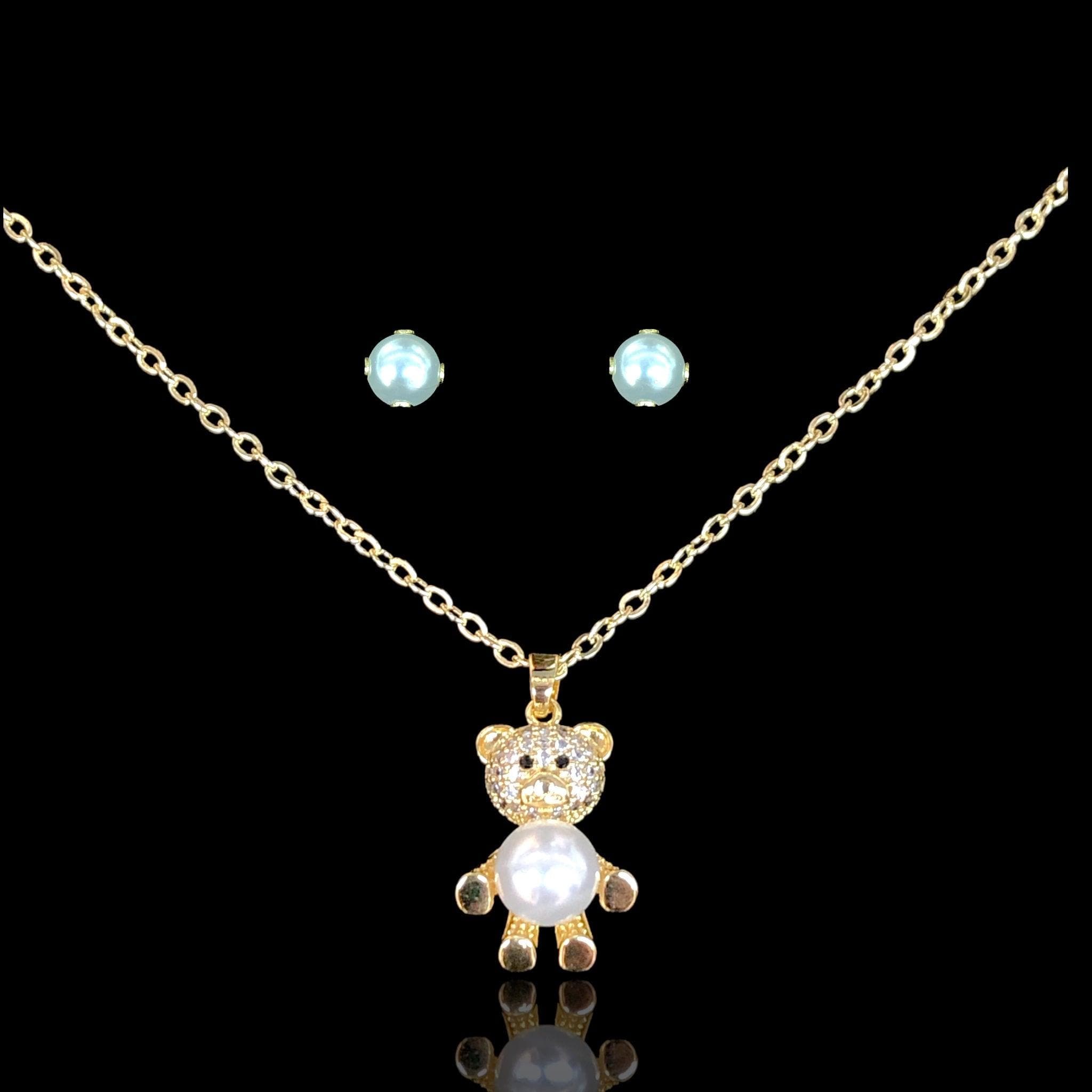 OLXS 0136 -18K Gold Filled Oro Laminado SET - KUANIA