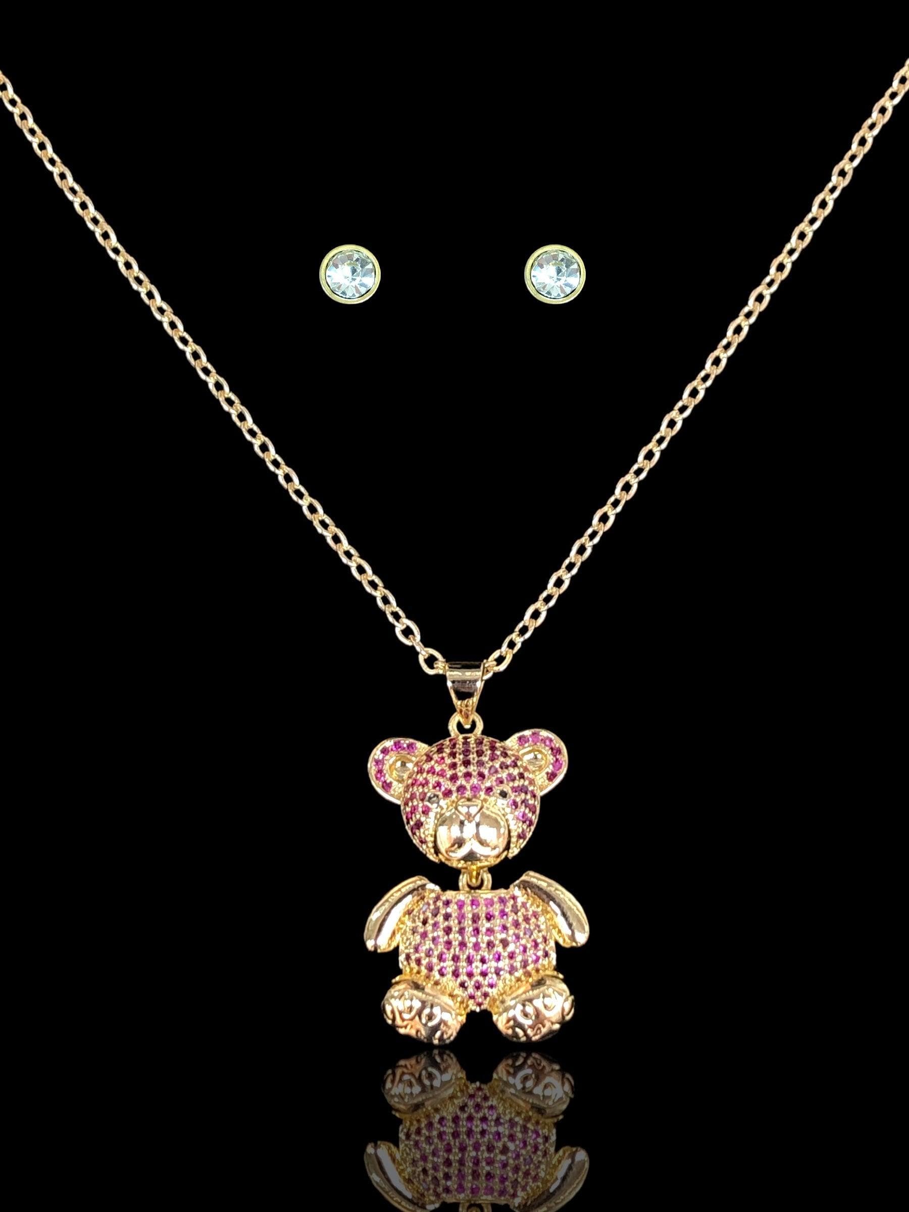 OLXS 0138 -18K Gold Filled Oro Laminado SET - KUANIA
