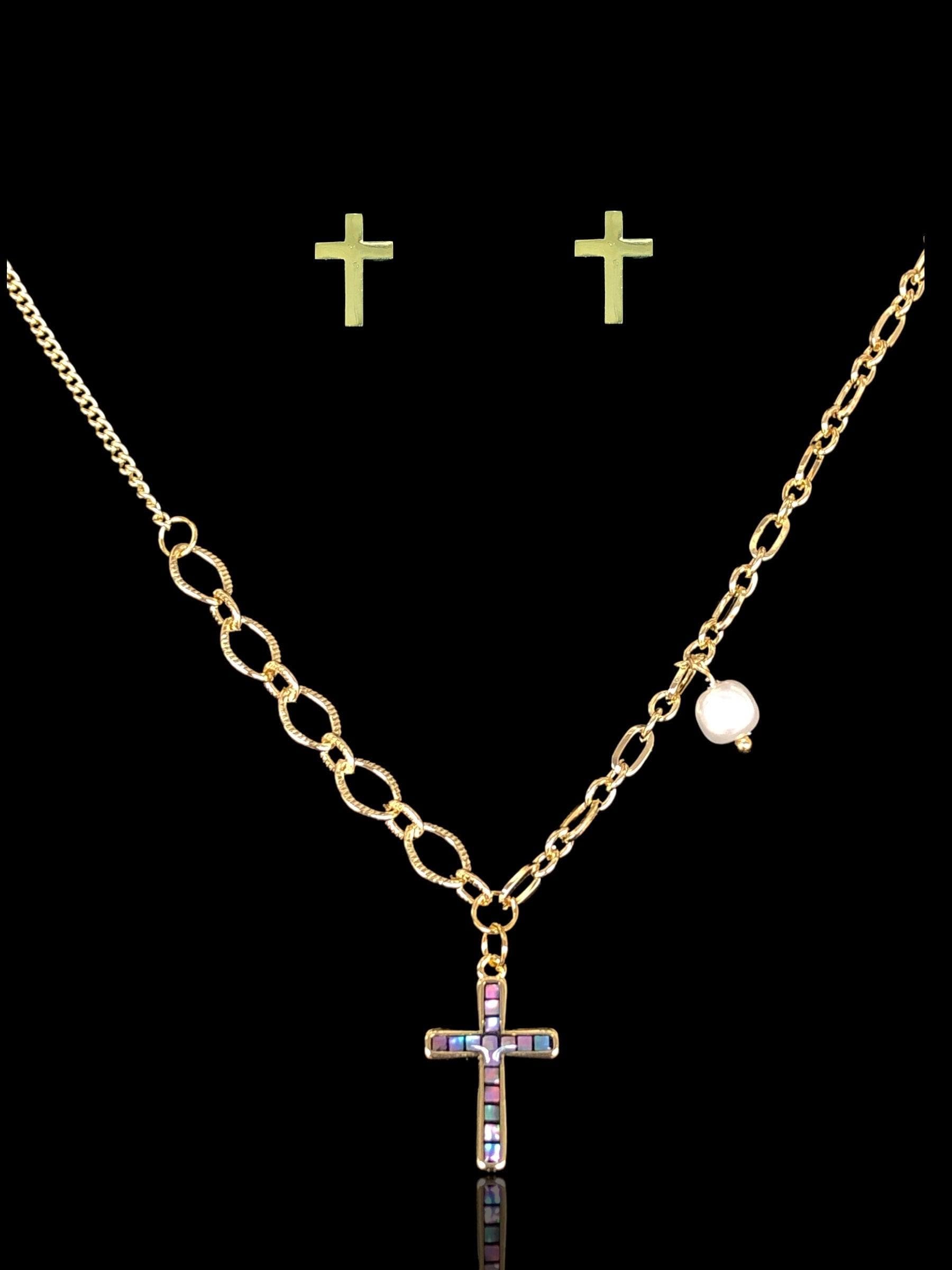 OLXS 0144 -18K Gold Filled Oro Laminado SET - KUANIA