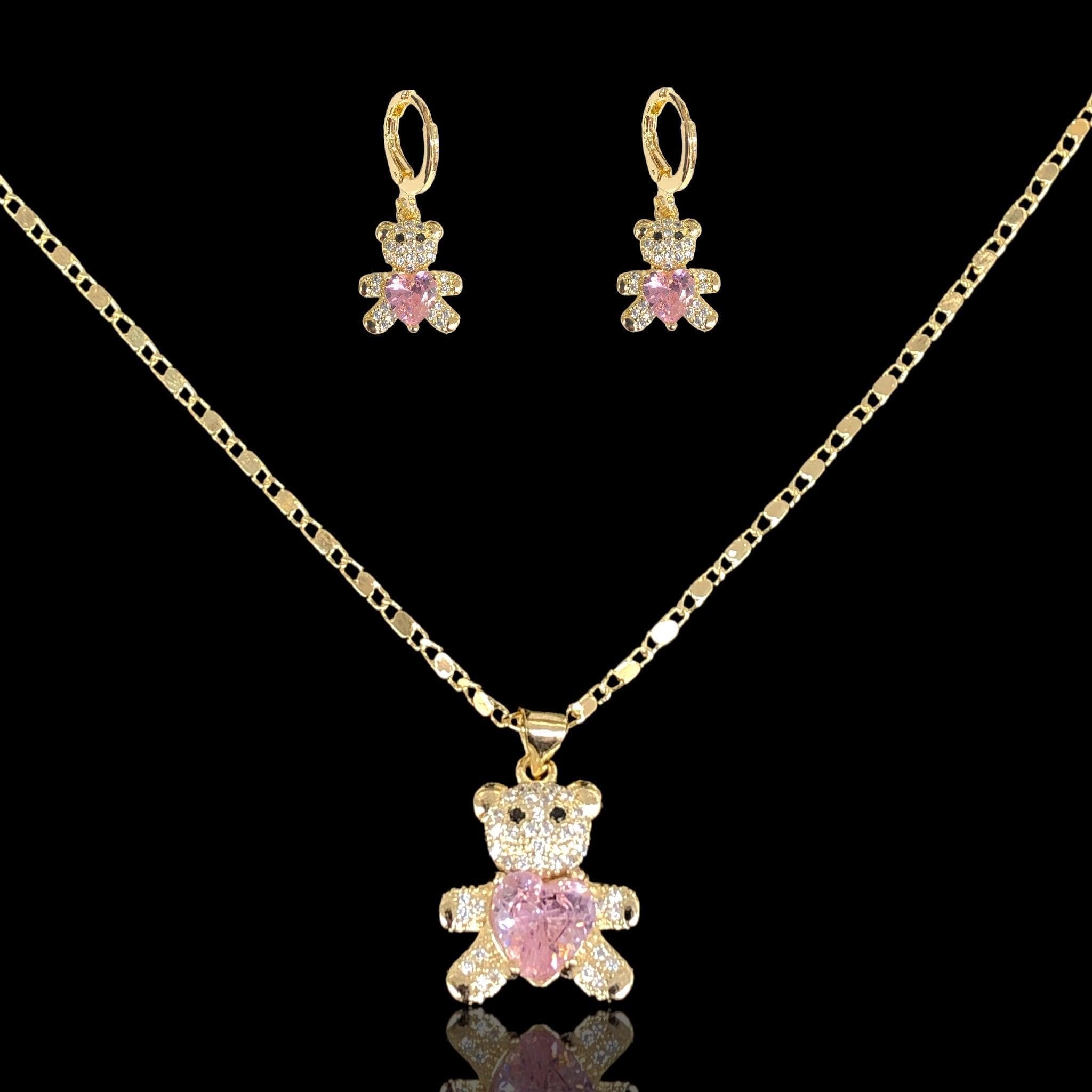 OLXS 0146 -18K Gold Filled Oro Laminado SET - KUANIA