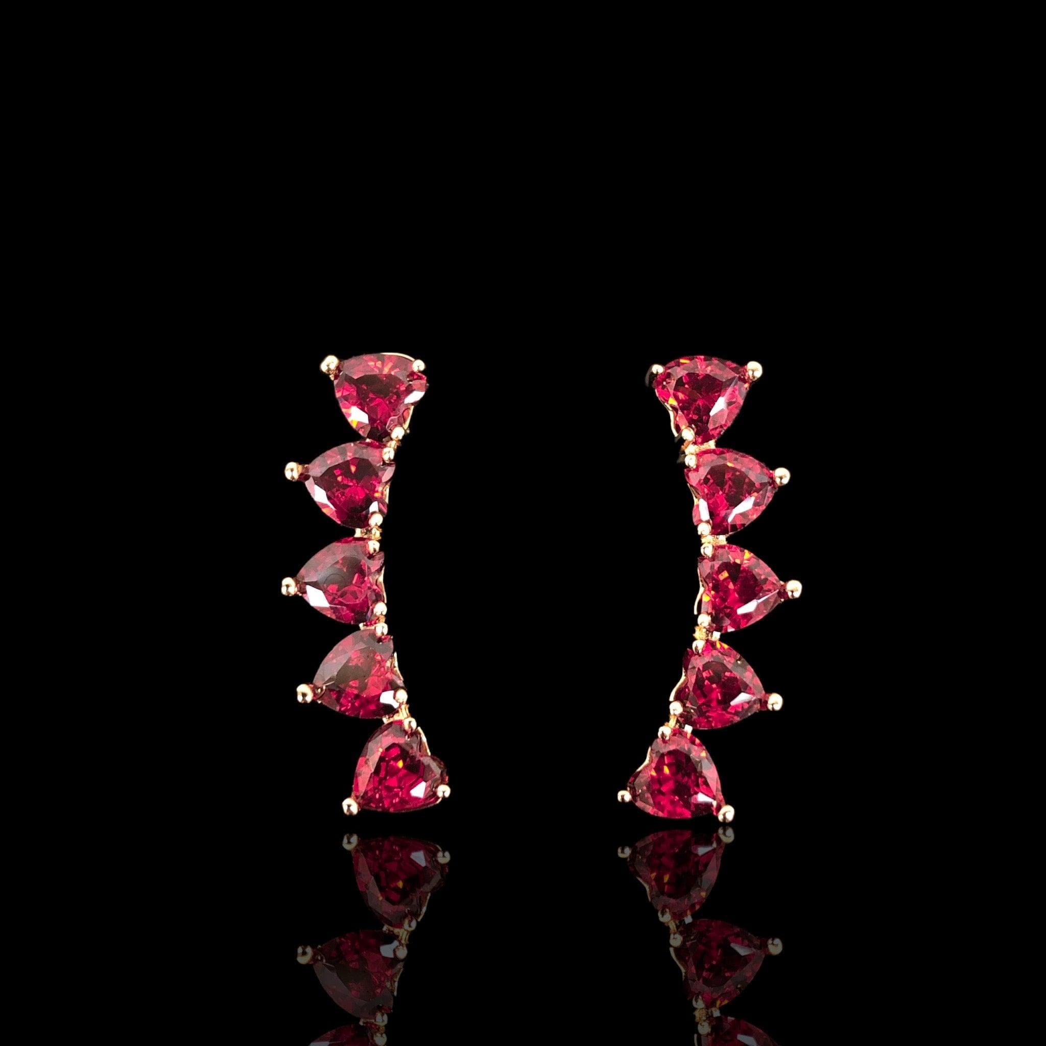 OLE 0001 -18K Gold Filled Oro Laminado EARRINGS, NEW - KUANIA