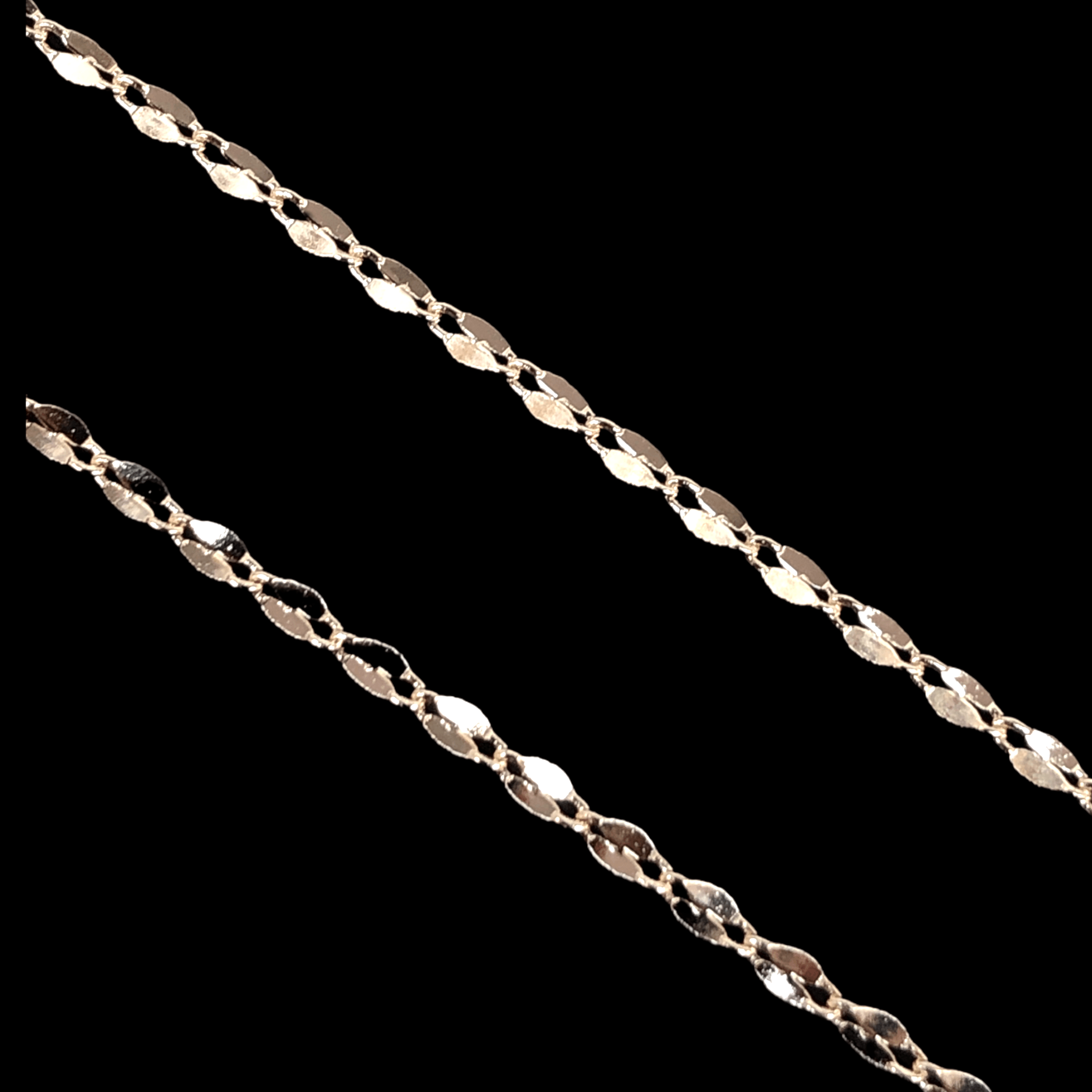 Oro Laminado Gold Filled 2mm Florentine Chain (Pack of 6)