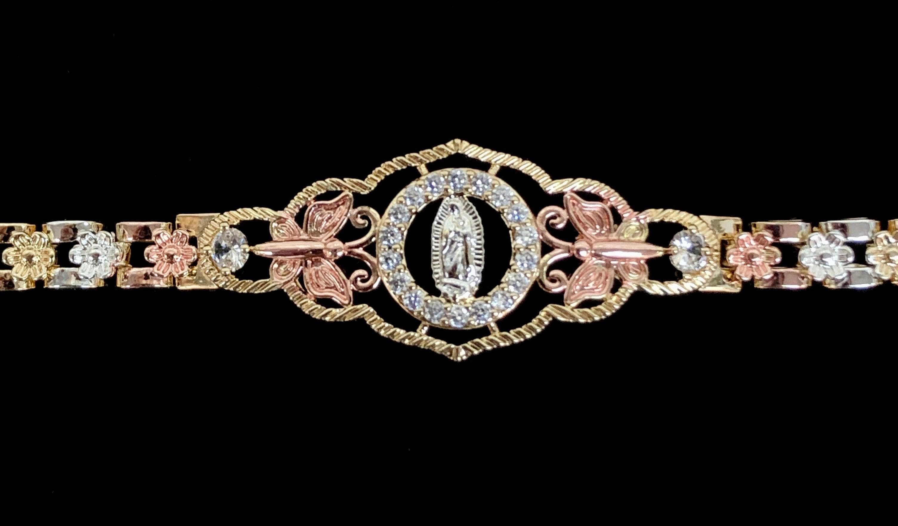 OLB 0004 -18K Gold Filled Oro Laminado BRACELET, NEW - KUANIA