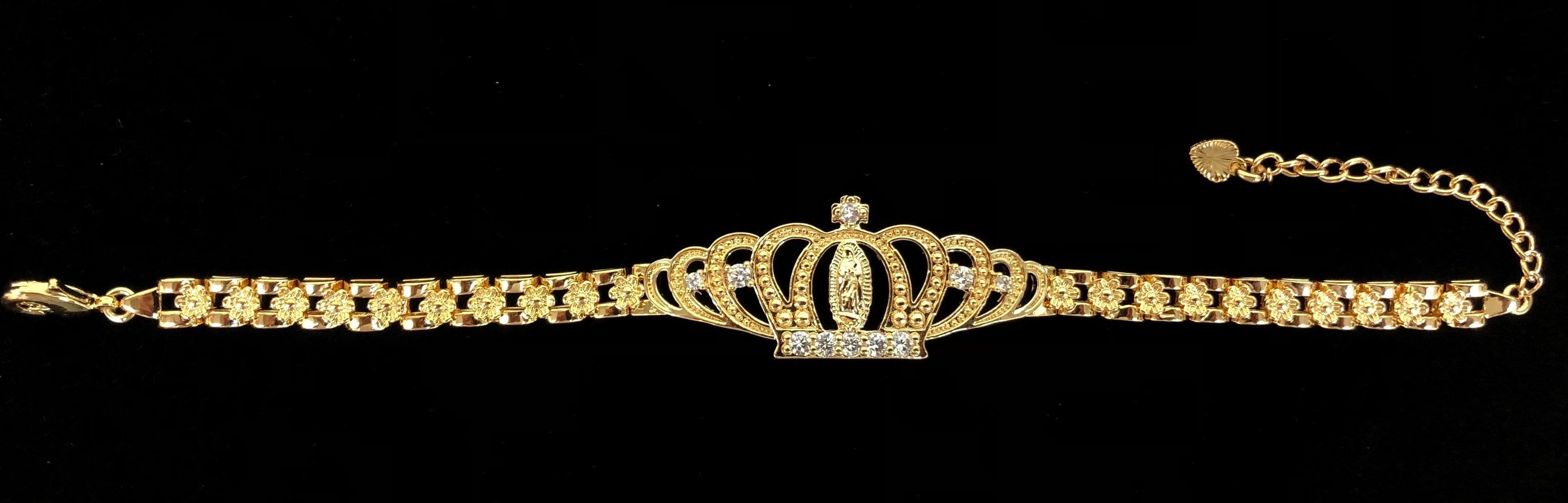 OLB 0011 -18K Gold Filled Oro Laminado BRACELET, NEW - KUANIA