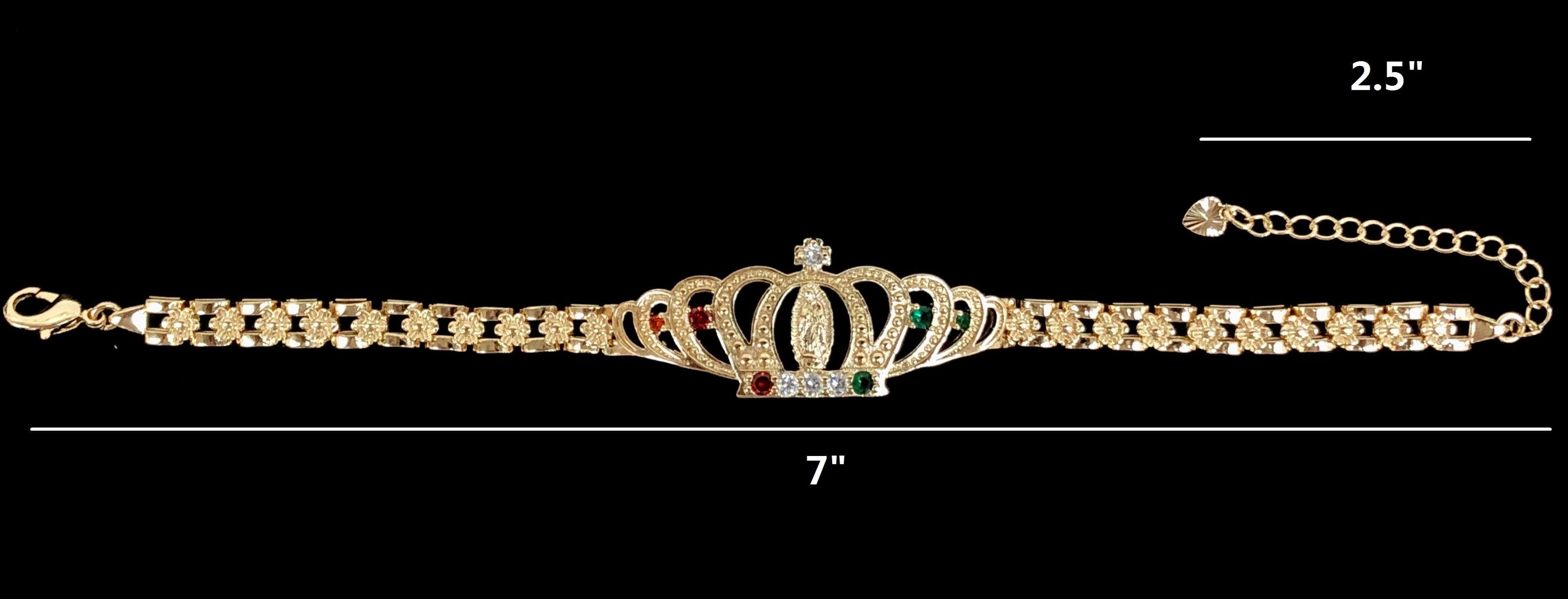 OLB 0011 -18K Gold Filled Oro Laminado BRACELET, NEW - KUANIA