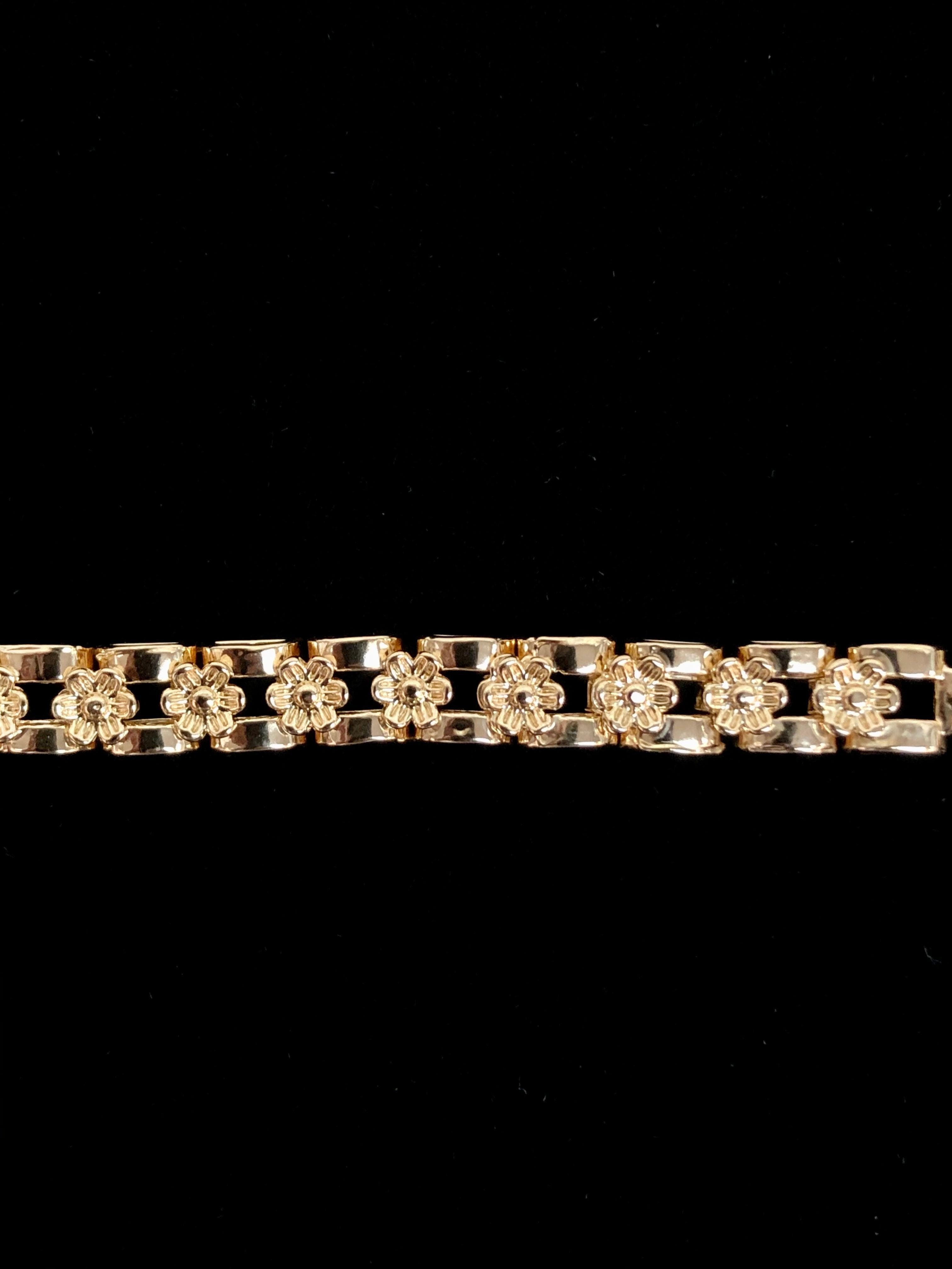 OLB 0011 -18K Gold Filled Oro Laminado BRACELET, NEW - KUANIA