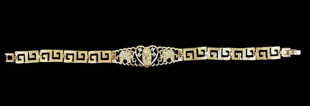 OLB 0038 -18K Gold Filled Oro Laminado BRACELET, NEW - KUANIA