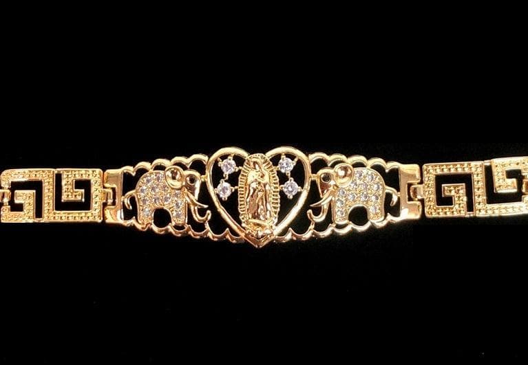 OLB 0038 -18K Gold Filled Oro Laminado BRACELET, NEW - KUANIA