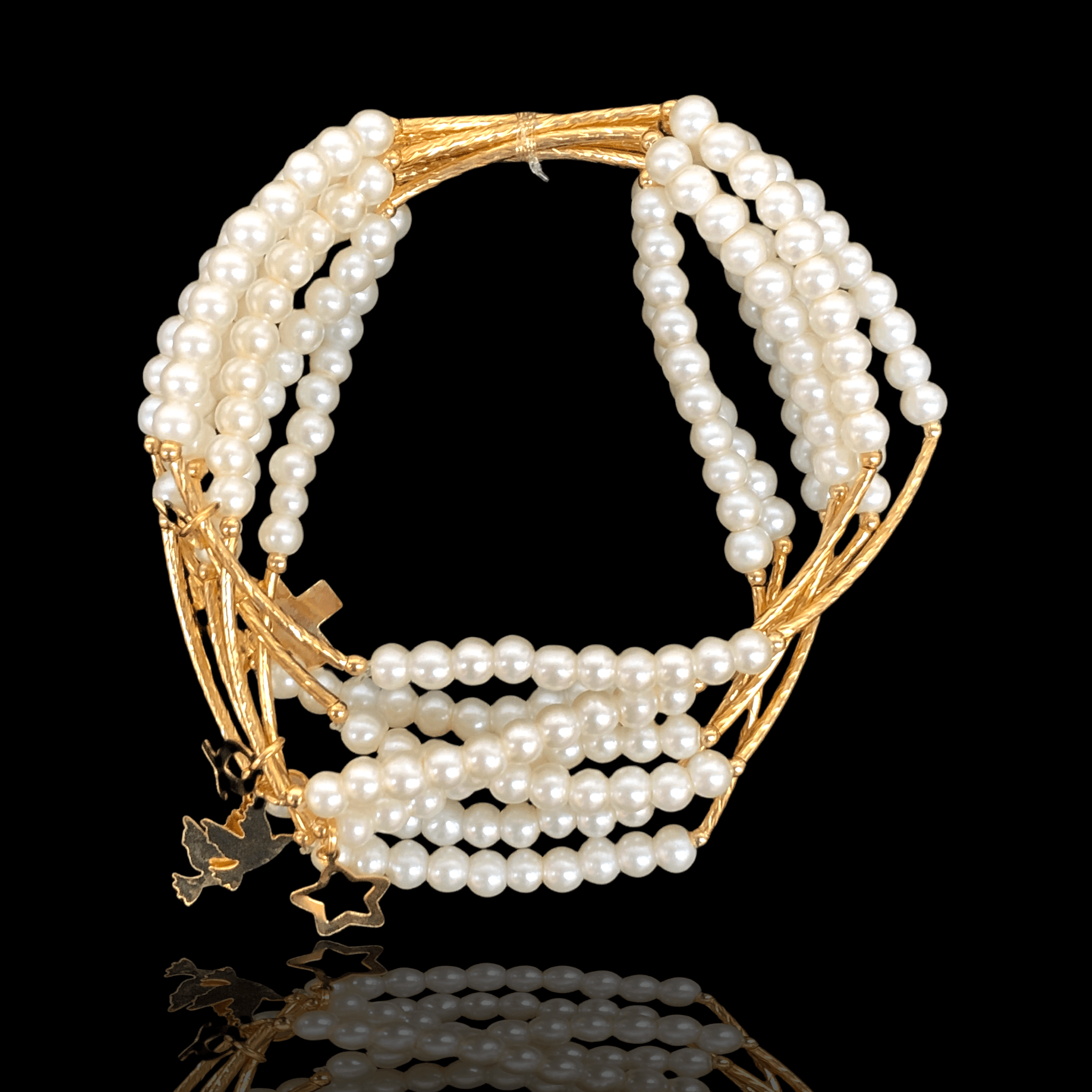 OLB 0085 -18K Gold Filled Oro Laminado BRACELET, NEW - KUANIA