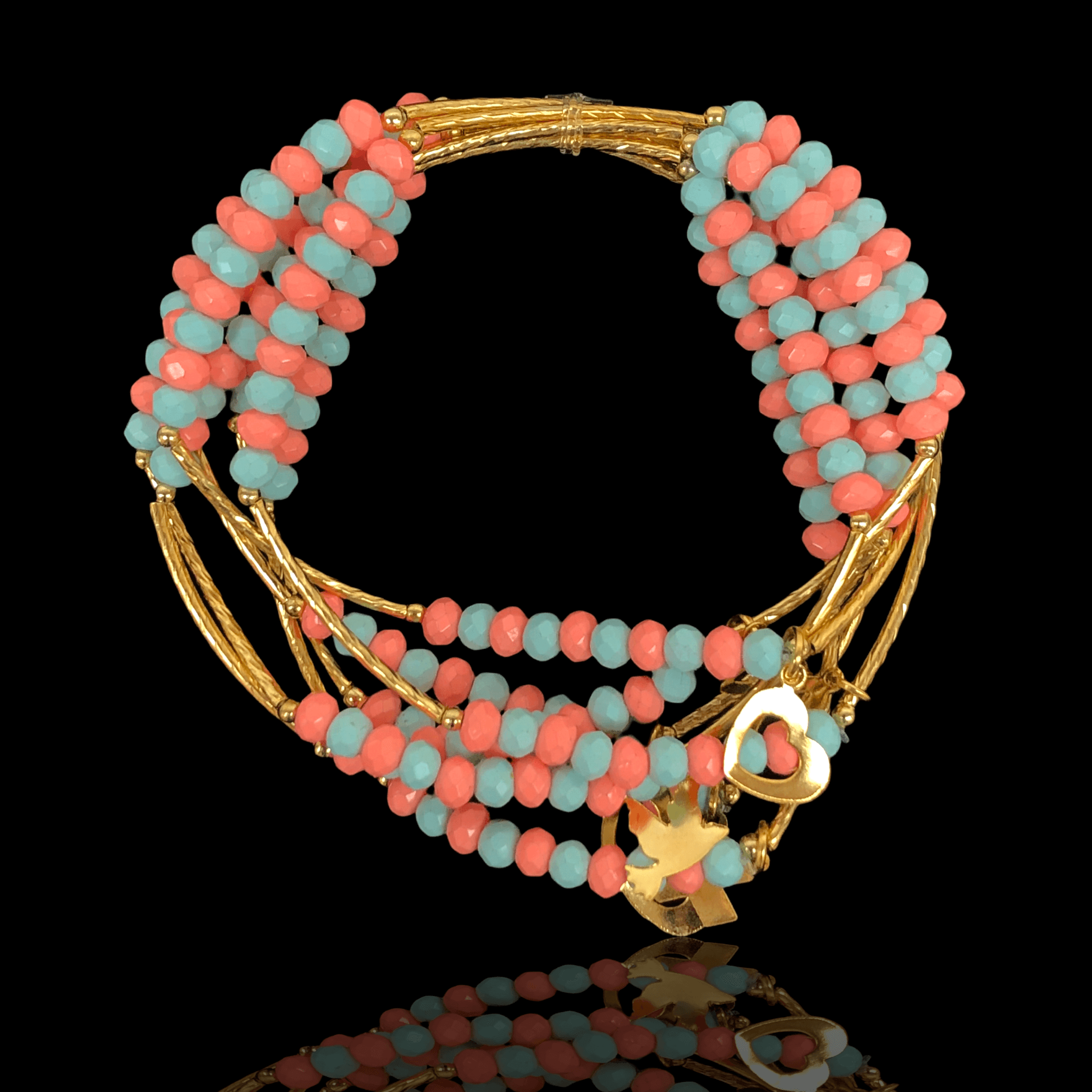OLB 0085 -18K Gold Filled Oro Laminado BRACELET, NEW - KUANIA