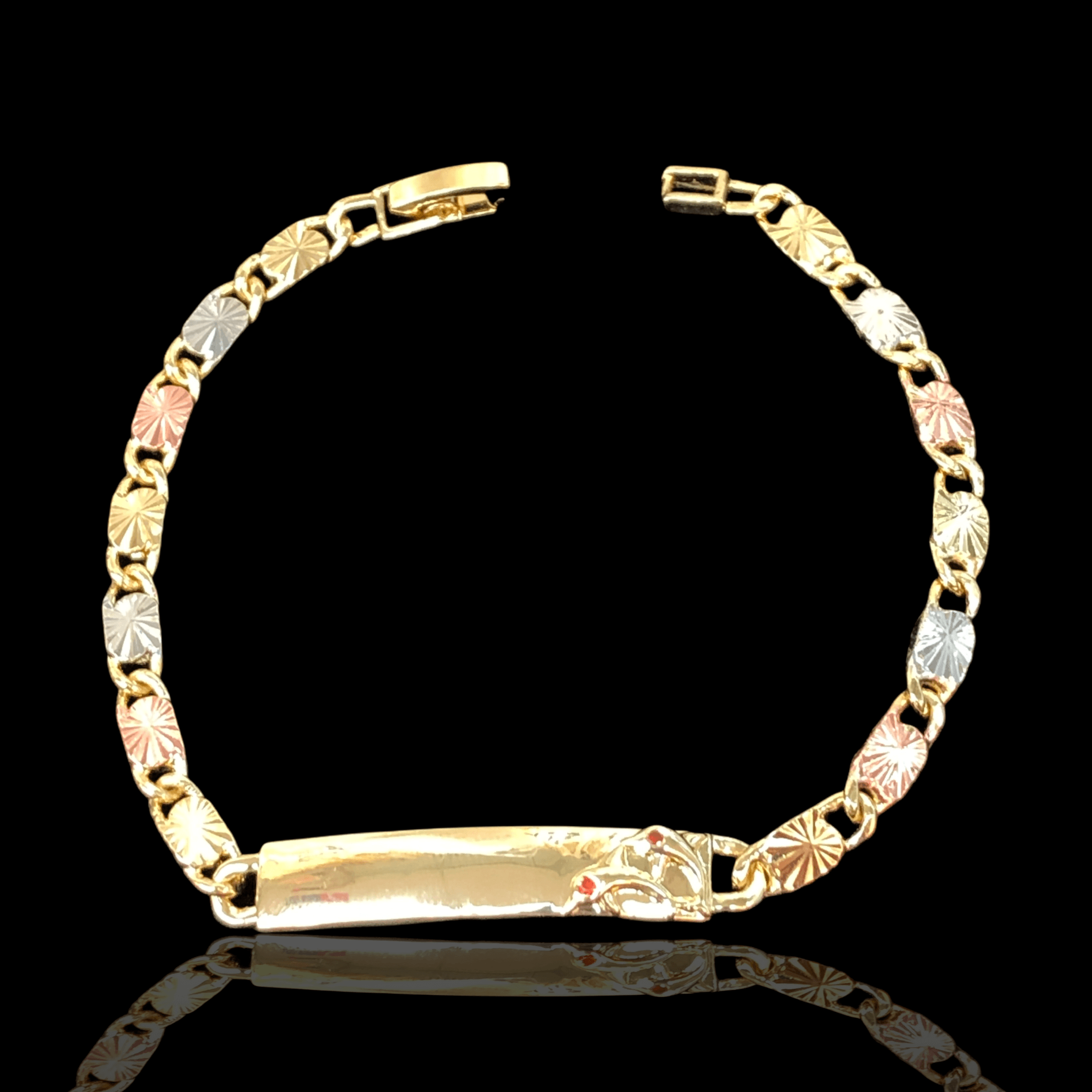 OLB 0099 -18K Gold Filled Oro Laminado BRACELET, NEW - KUANIA