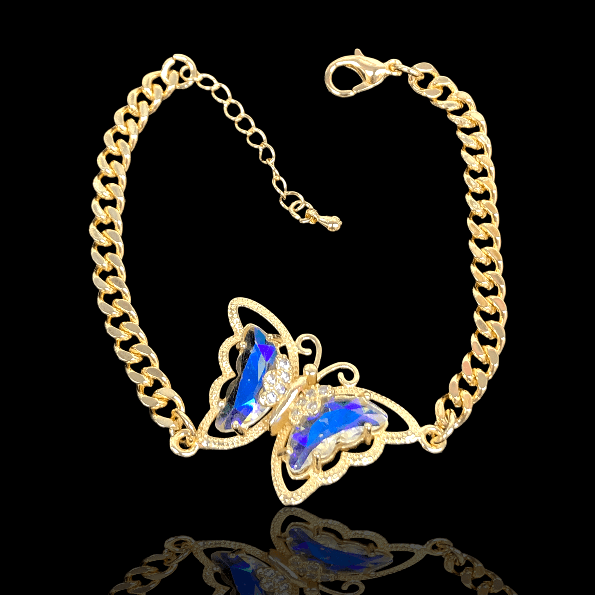 OLB 0100 -18K Gold Filled Oro Laminado BRACELET, NEW - KUANIA