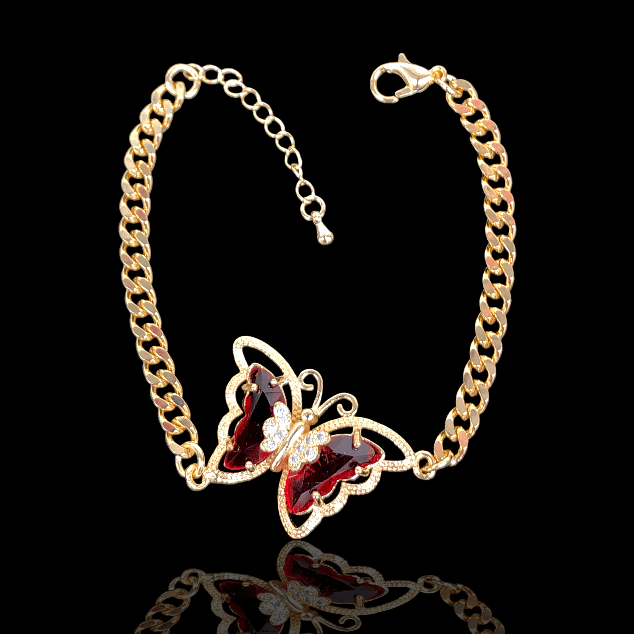 OLB 0100 -18K Gold Filled Oro Laminado BRACELET, NEW - KUANIA