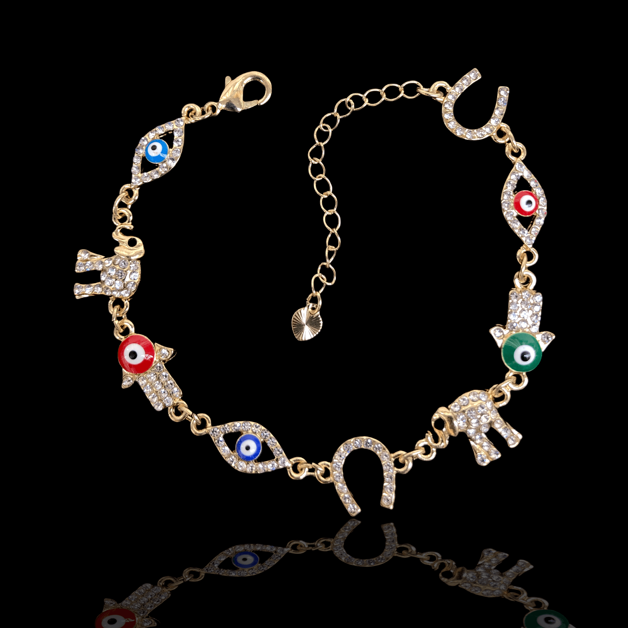 OLB 0102 -18K Gold Filled Oro Laminado BRACELET, NEW - KUANIA