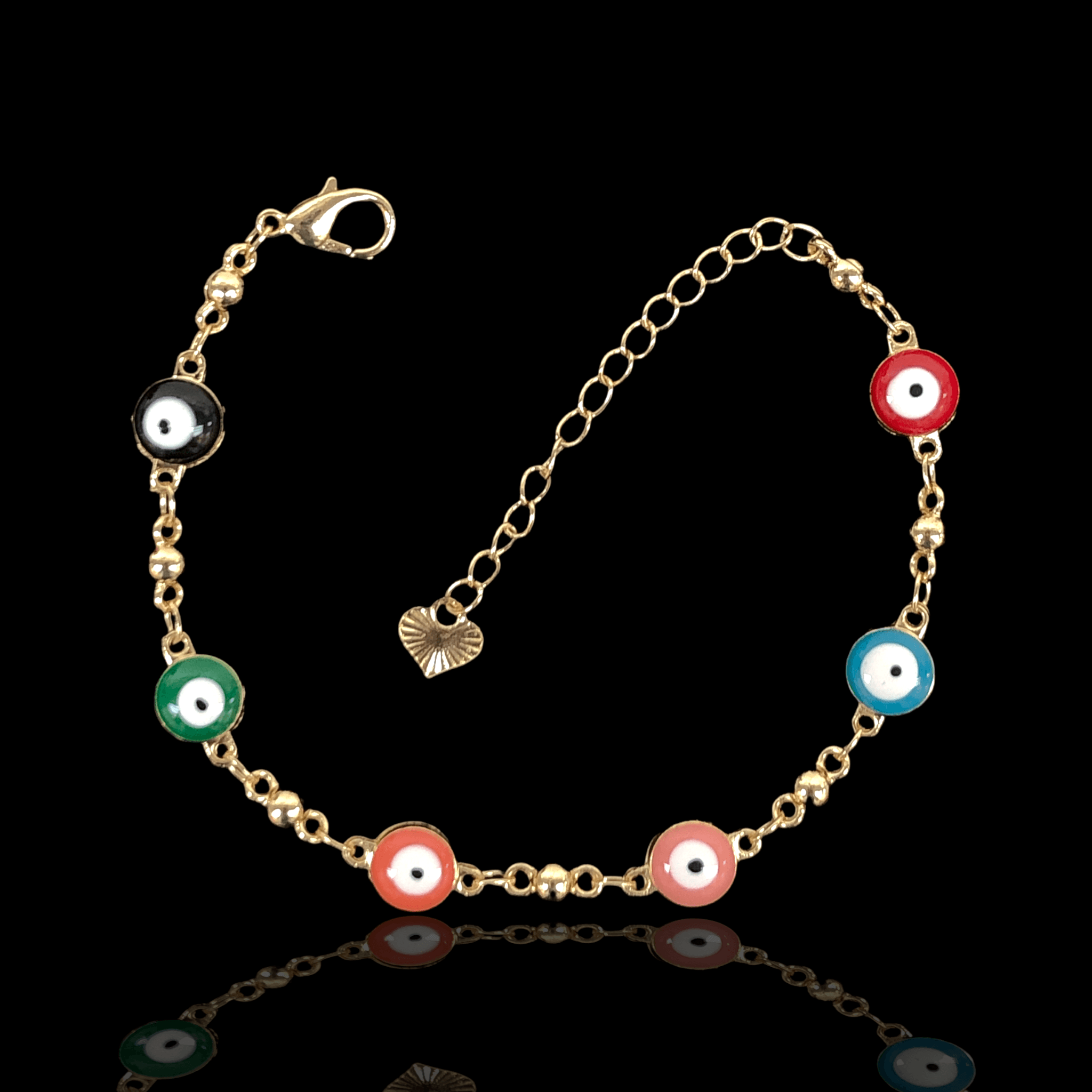 OLB 0106 (Pack of 6) -18K Gold Filled Oro Laminado BRACELET, NEW - KUANIA