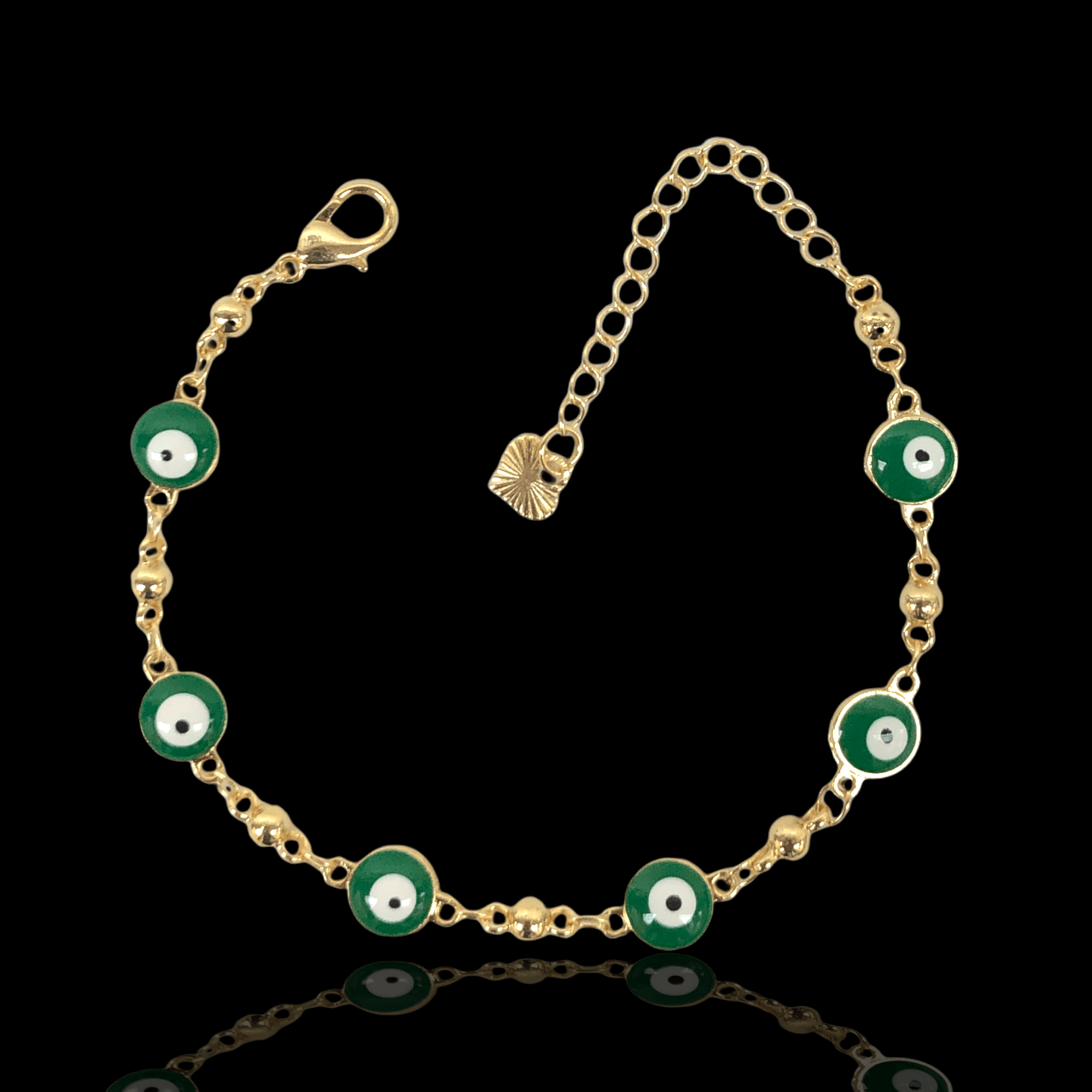 OLB 0106 (Pack of 6) -18K Gold Filled Oro Laminado BRACELET, NEW - KUANIA