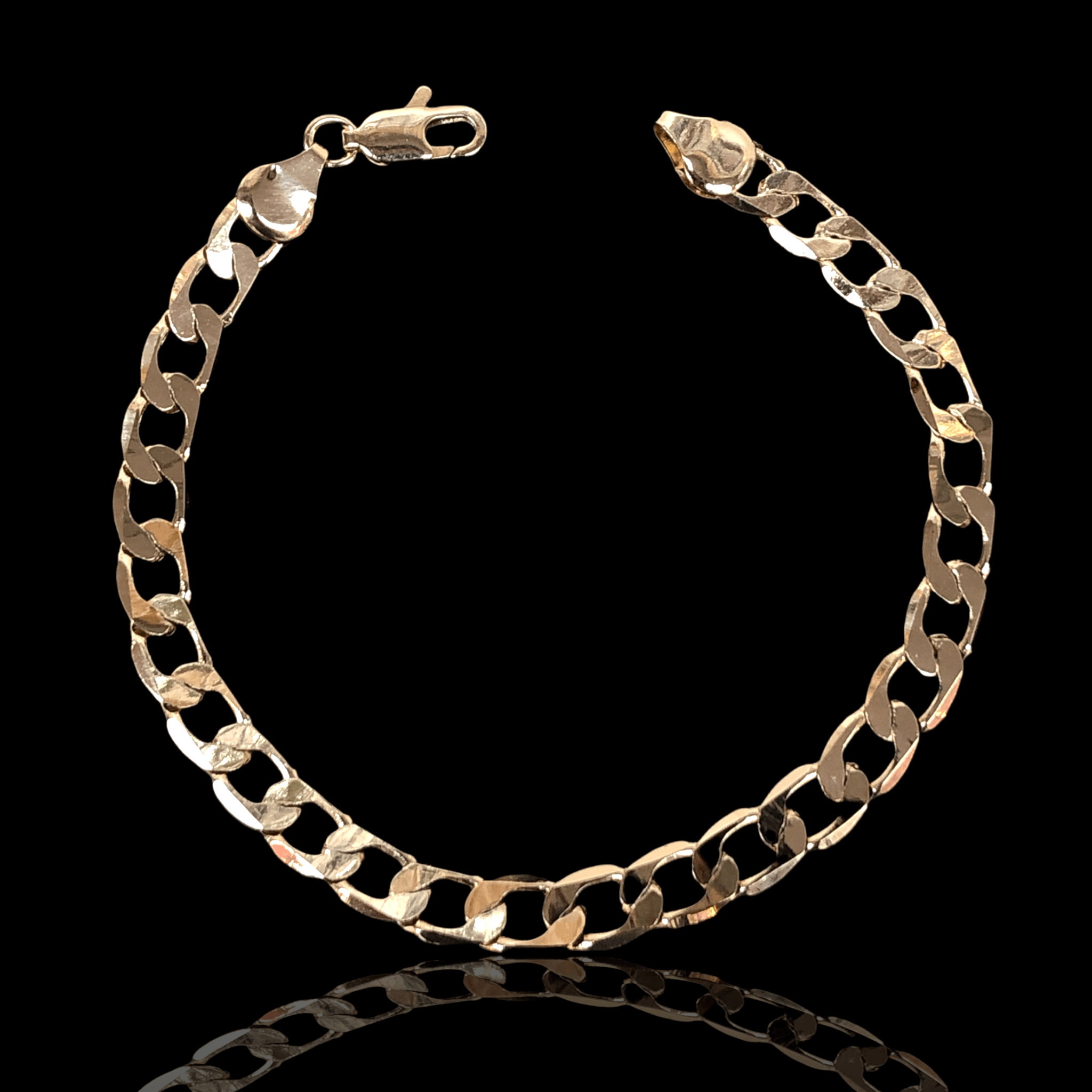 OLB 0114 (Pack of 6) -18K Gold Filled Oro Laminado BRACELET, NEW - KUANIA