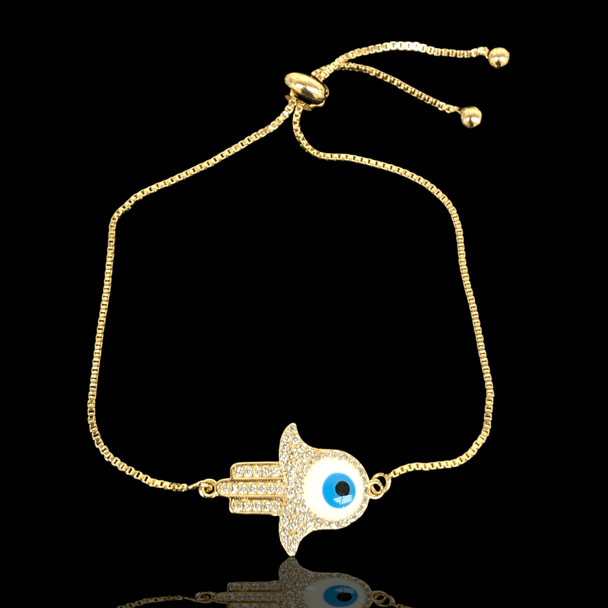 OLB 0120 -18K Gold Filled Oro Laminado BRACELET, NEW - KUANIA