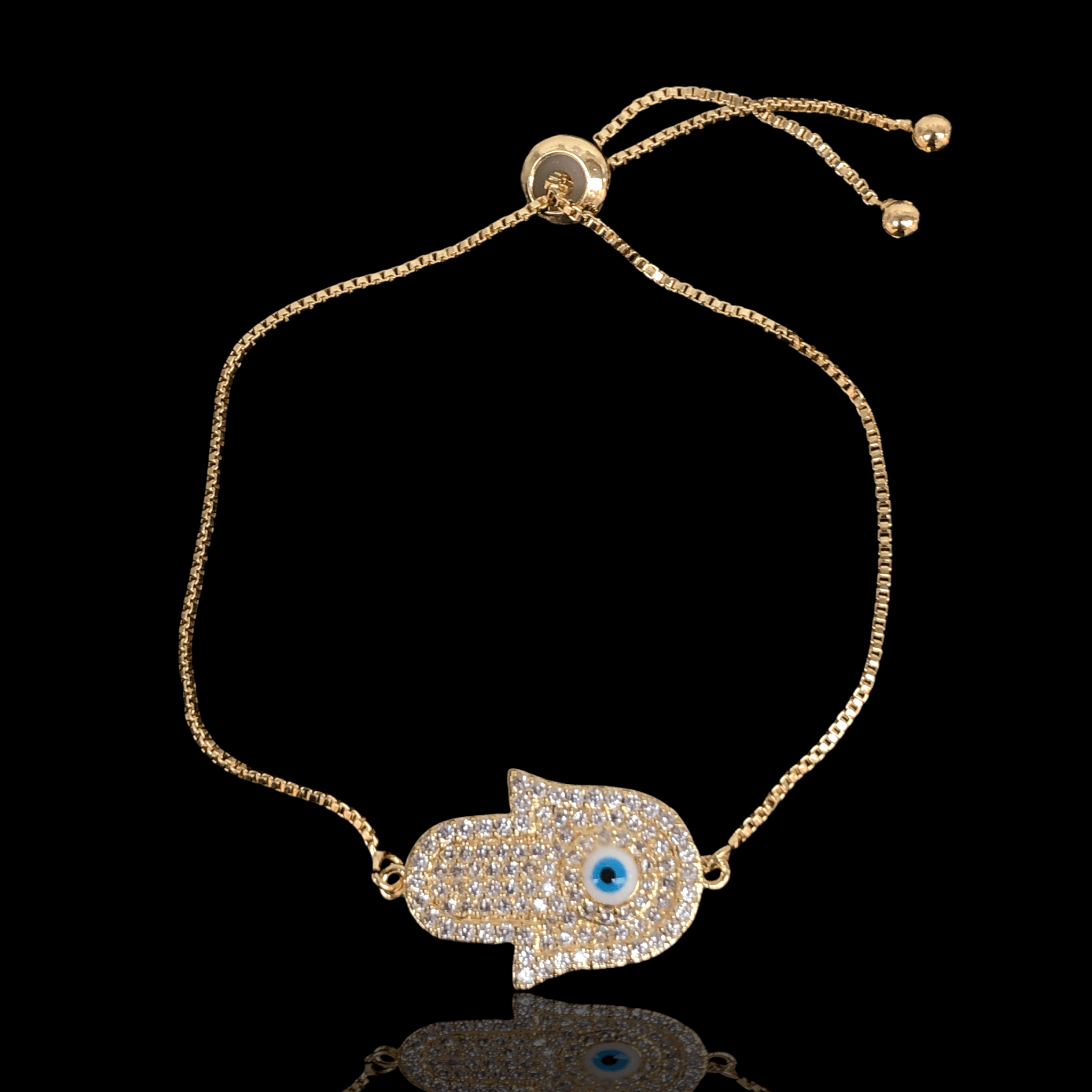 OLB 0121 -18K Gold Filled Oro Laminado BRACELET, NEW - KUANIA