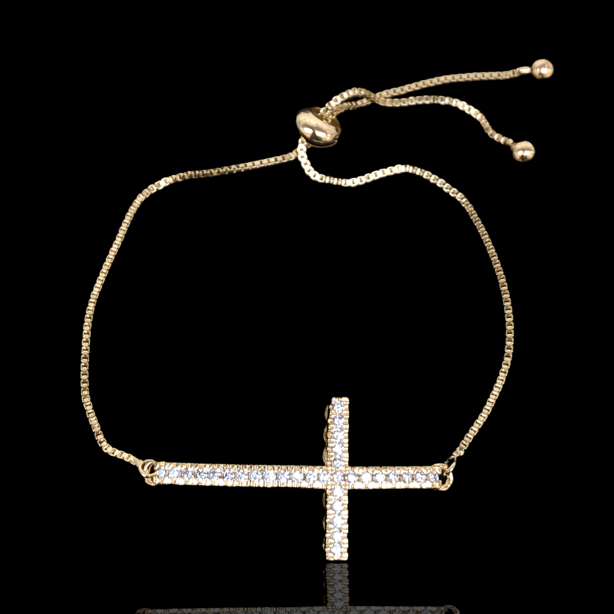 OLB 0123 -18K Gold Filled Oro Laminado BRACELET, NEW - KUANIA