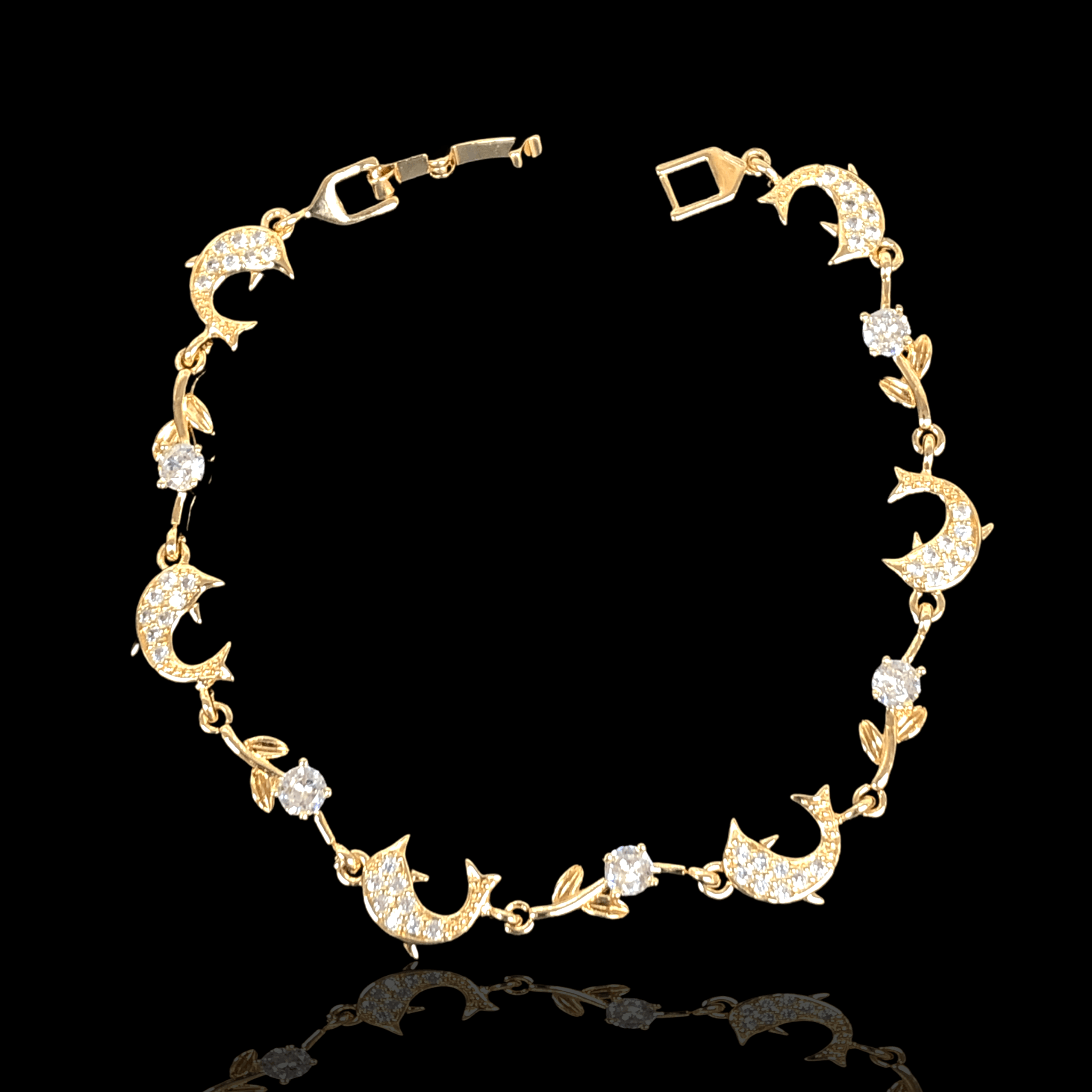 OLB 0129 -18K Gold Filled Oro Laminado BRACELET, NEW - KUANIA
