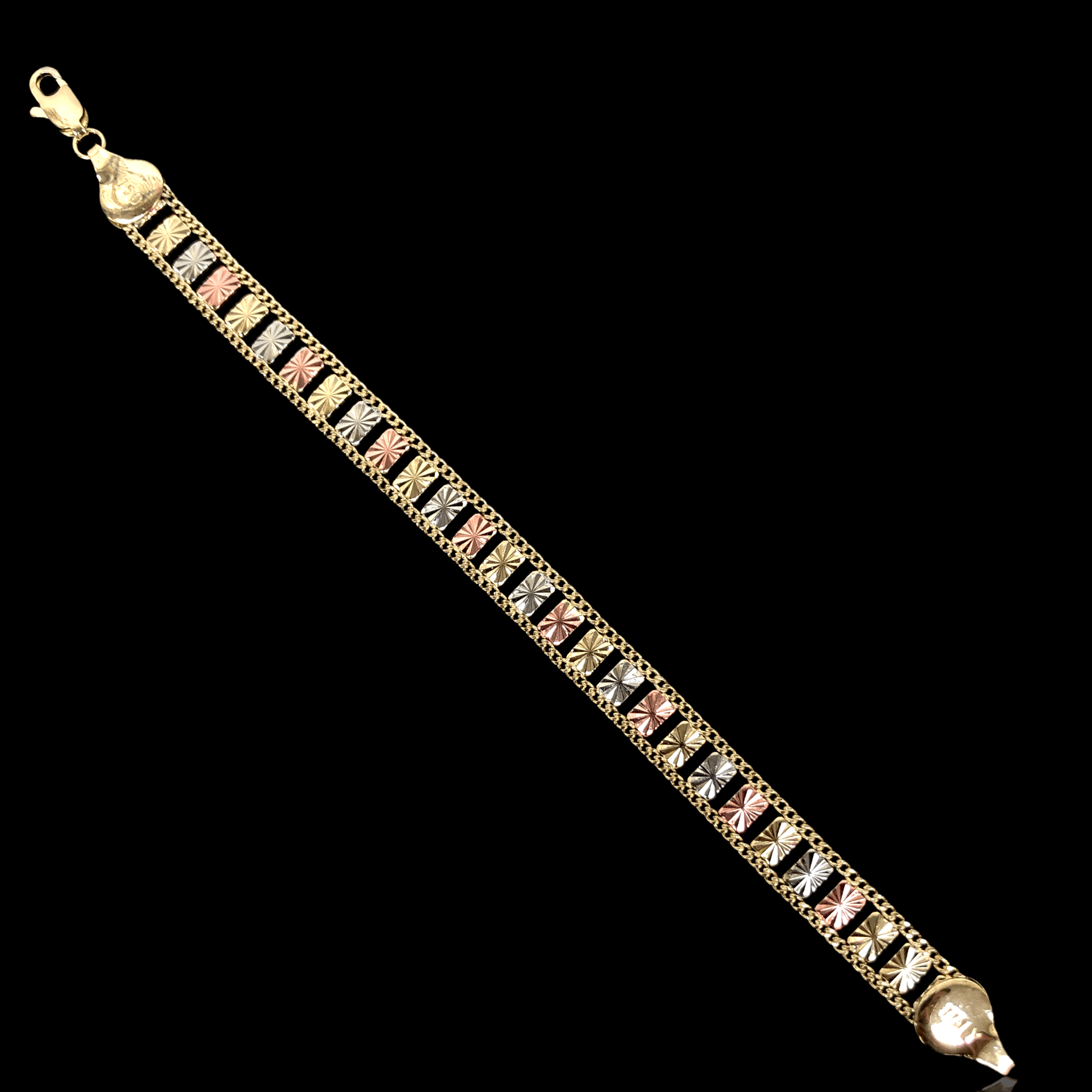 OLB 0143 -18K Gold Filled Oro Laminado BRACELET, NEW - KUANIA