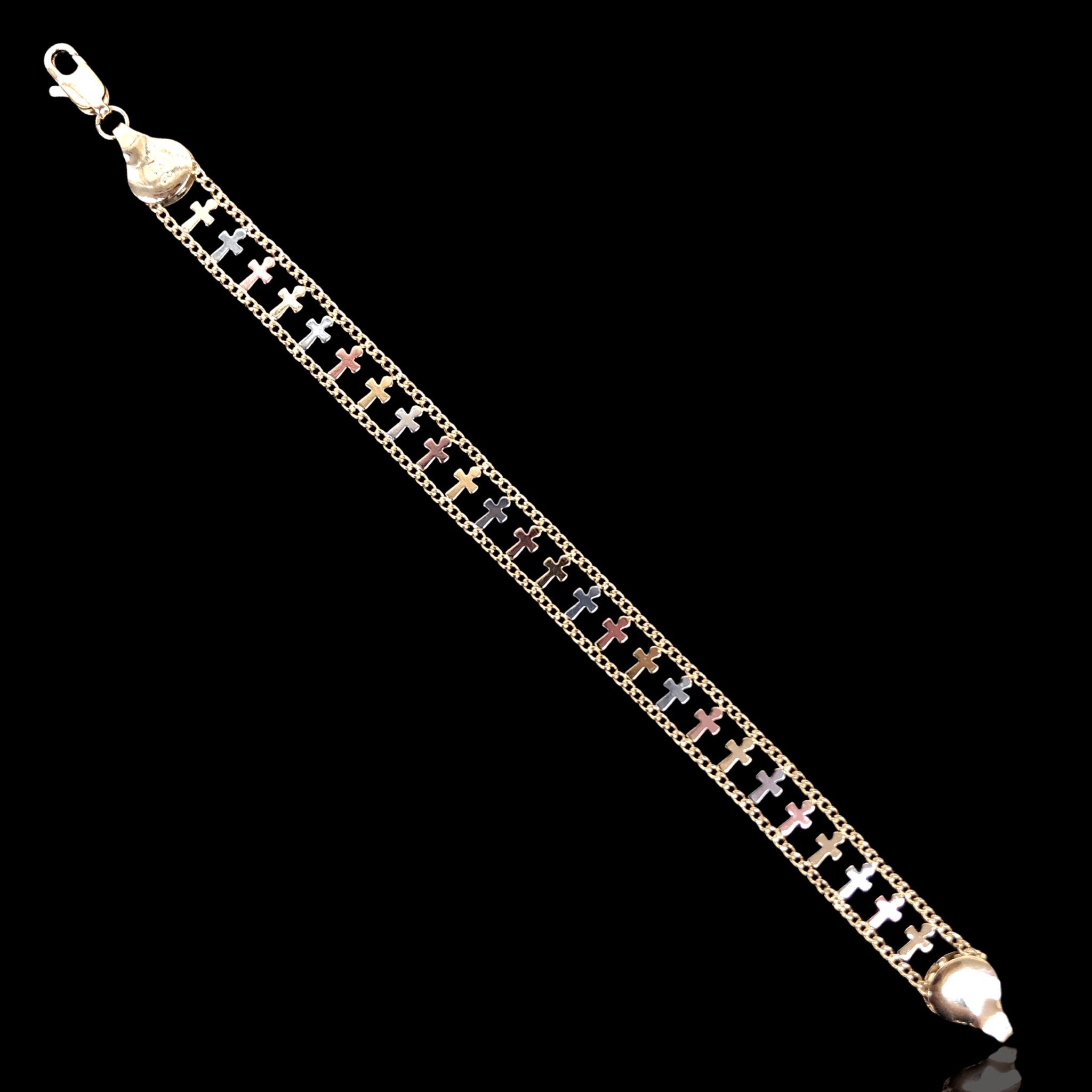 OLB 0144 -18K Gold Filled Oro Laminado BRACELET, NEW - KUANIA