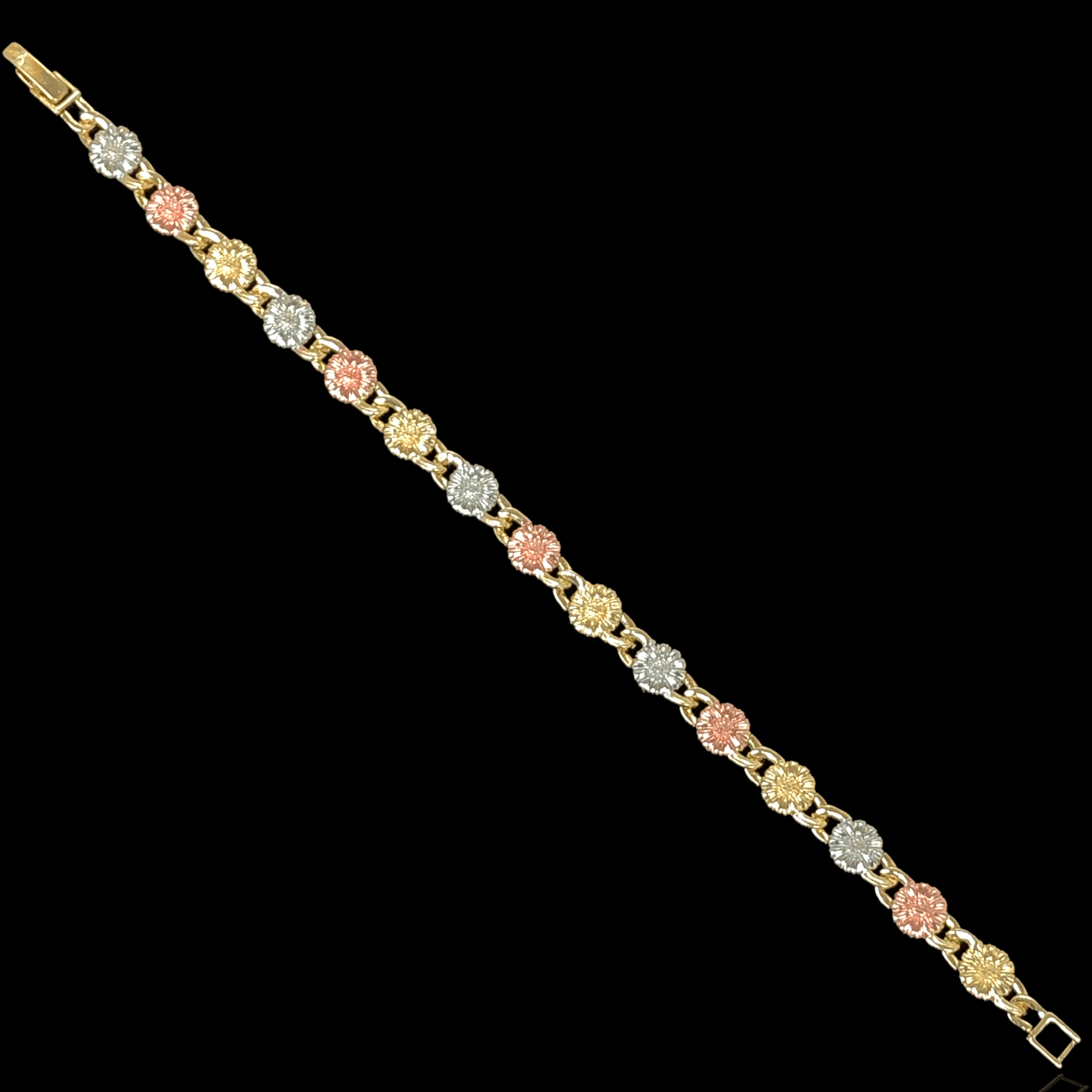 OLB 0153 -18K Gold Filled Oro Laminado BRACELET, NEW - KUANIA