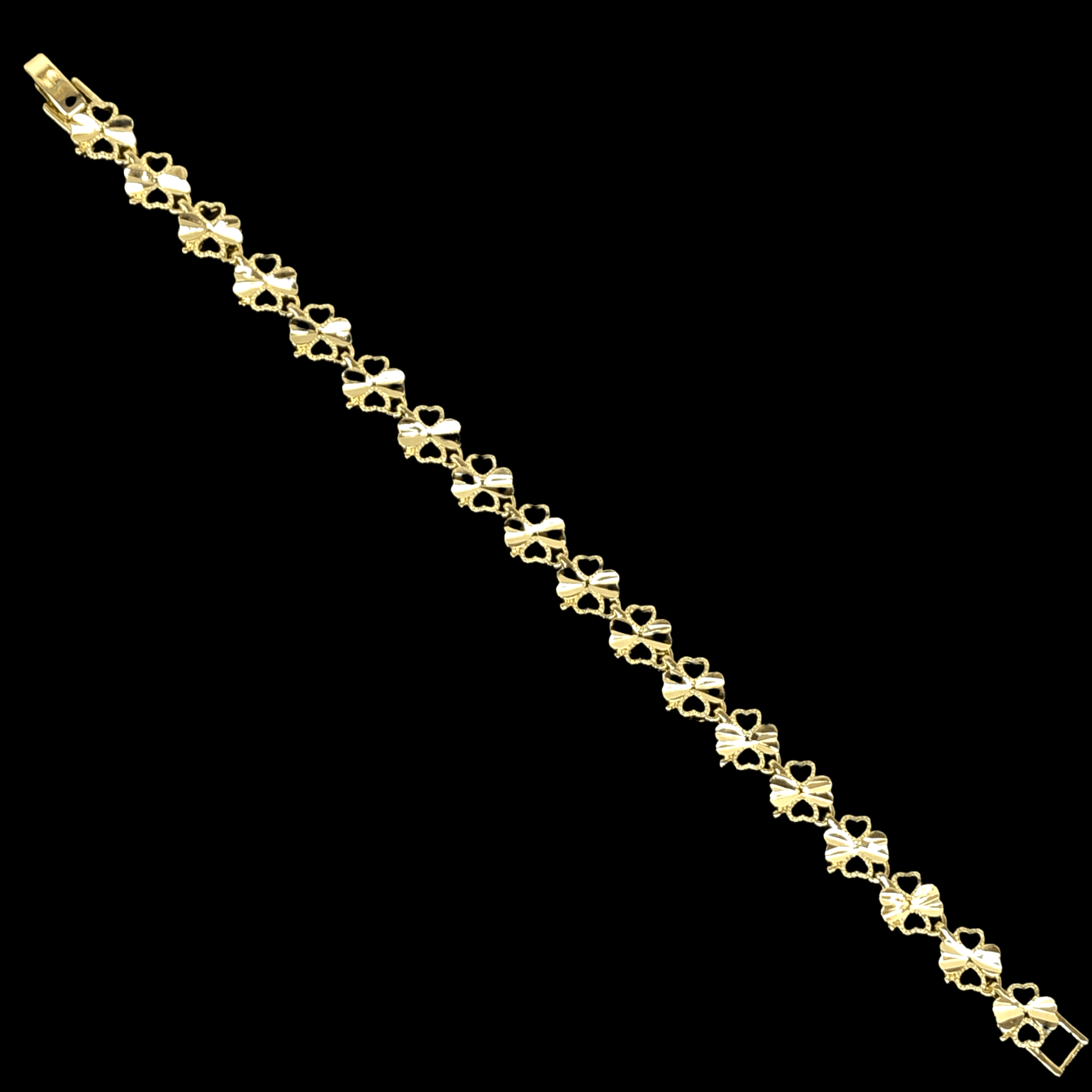 OLB 0166 -18K Gold Filled Oro Laminado BRACELET, NEW - KUANIA