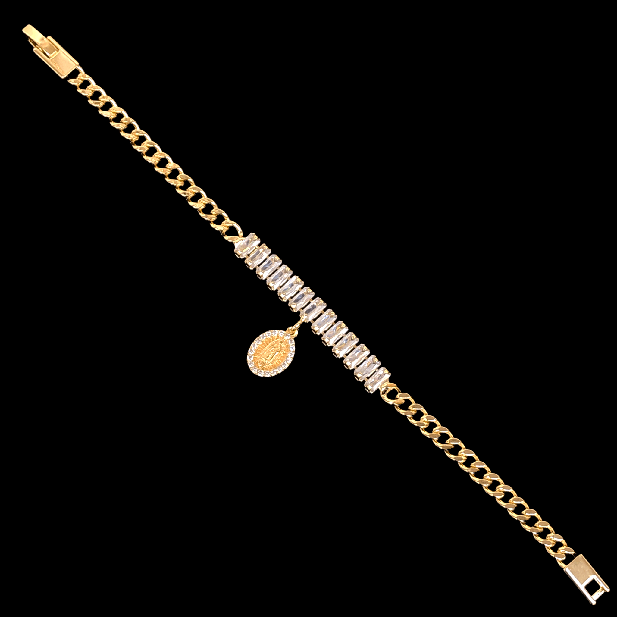 OLB 0169 -18K Gold Filled Oro Laminado BRACELET, NEW - KUANIA