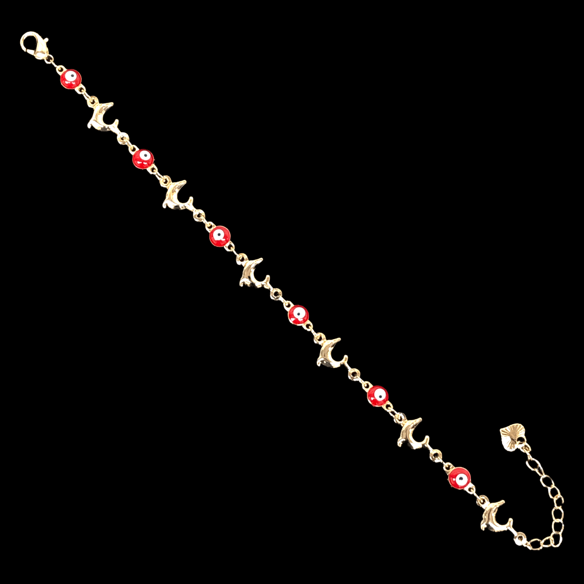 OLB 0173 (Pack of 6) -18K Gold Filled Oro Laminado BRACELET, NEW - KUANIA