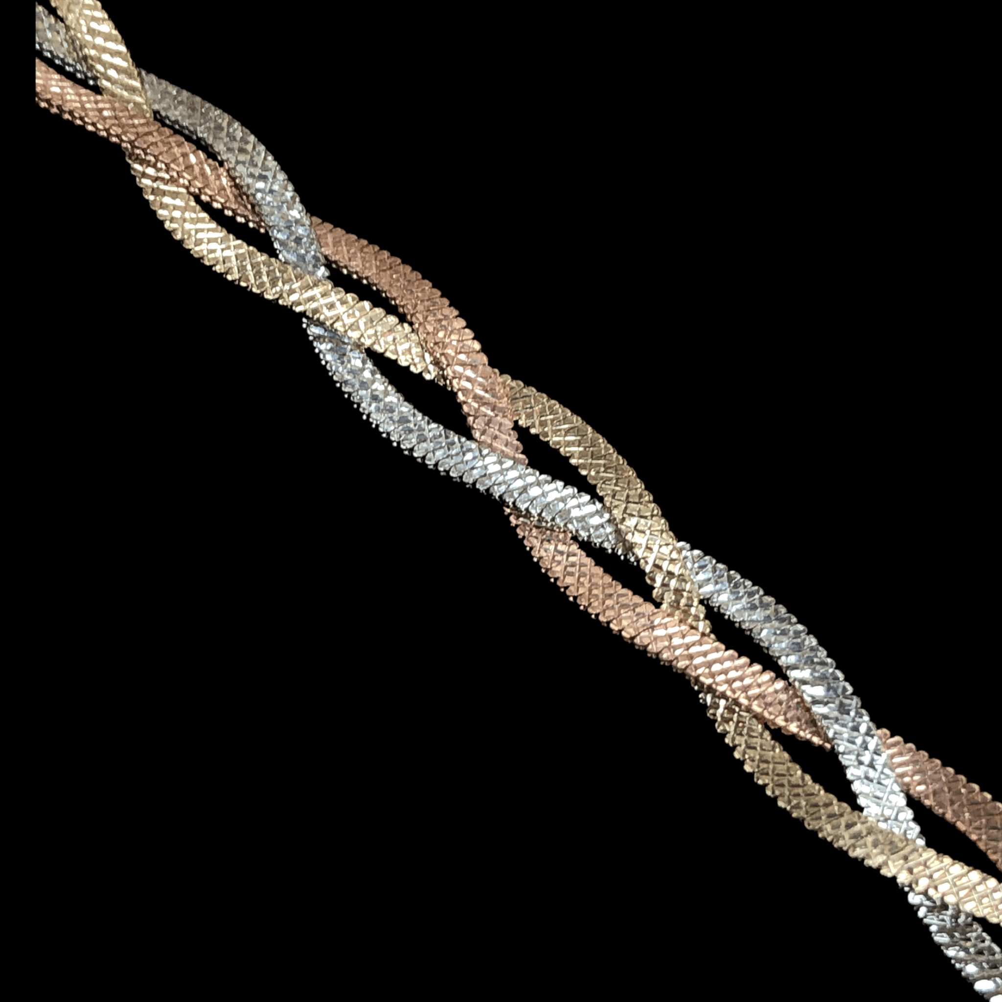 OLB 0189 -18K Gold Filled Oro Laminado BRACELET, NEW - KUANIA
