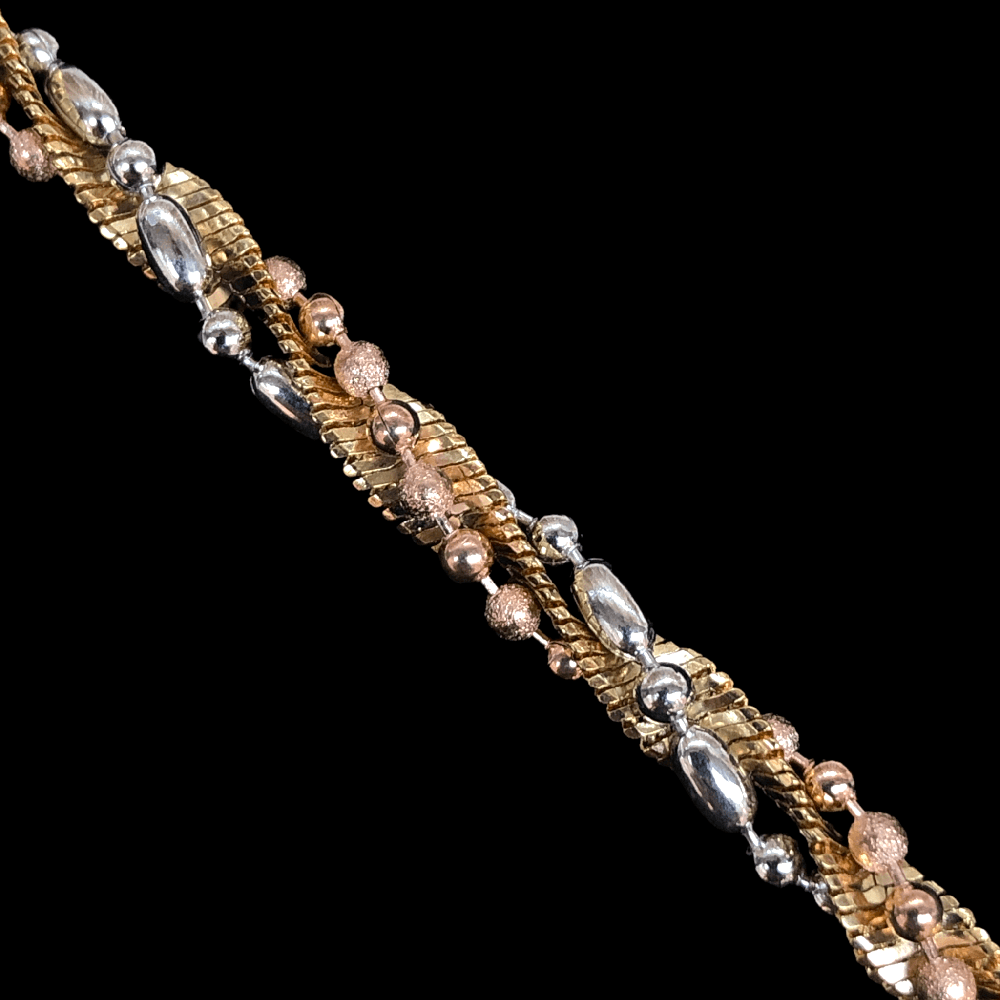 OLB 0191 -18K Gold Filled Oro Laminado BRACELET, NEW - KUANIA