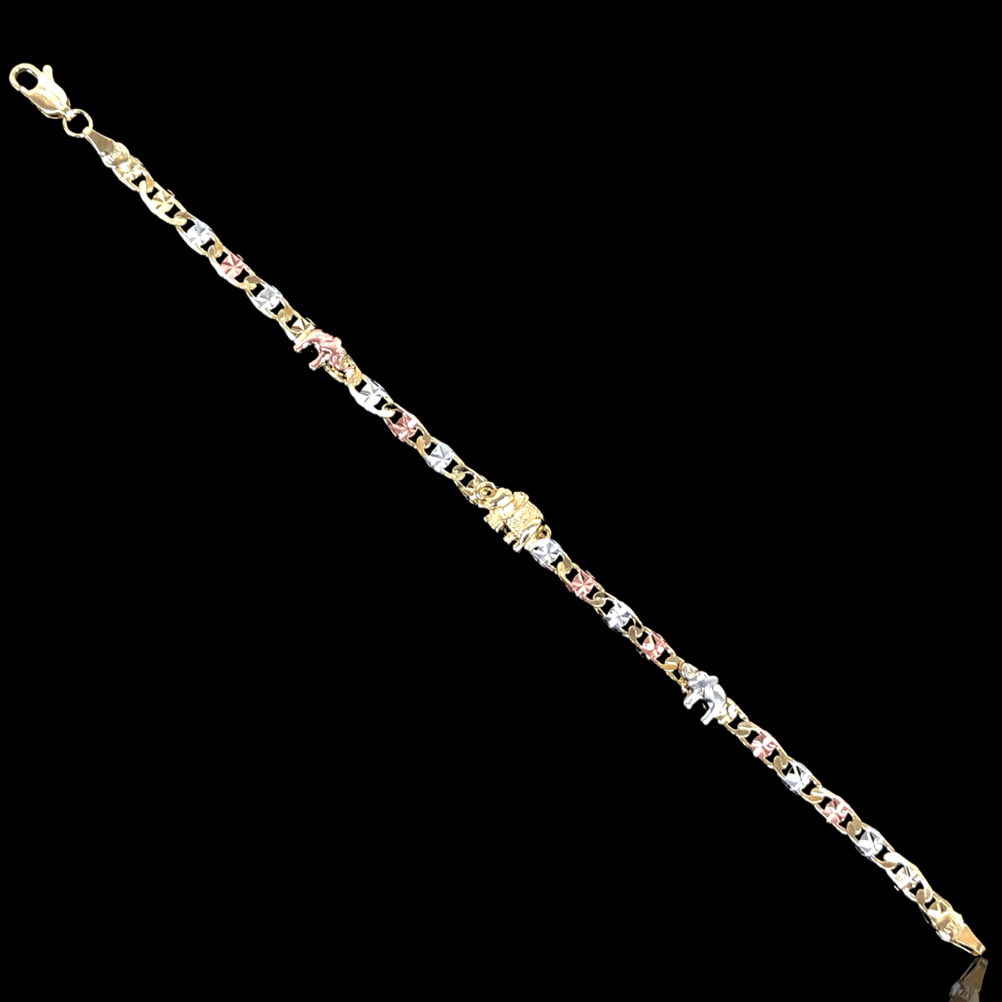 OLB 0196 -18K Gold Filled Oro Laminado BRACELET - KUANIA