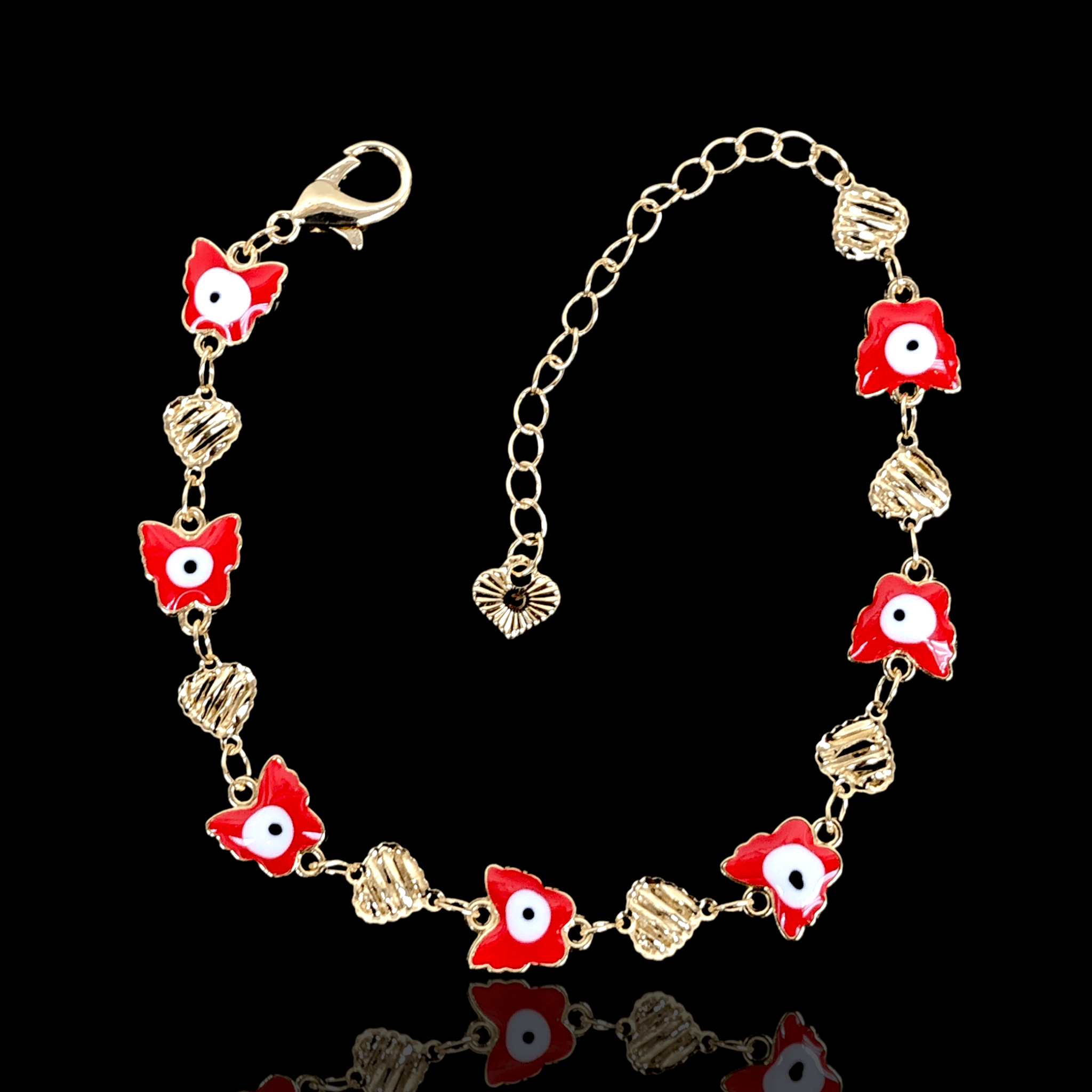 OLB 0199 (PACK OF 6) -18K Gold Filled Oro Laminado BRACELET, NEW - KUANIA